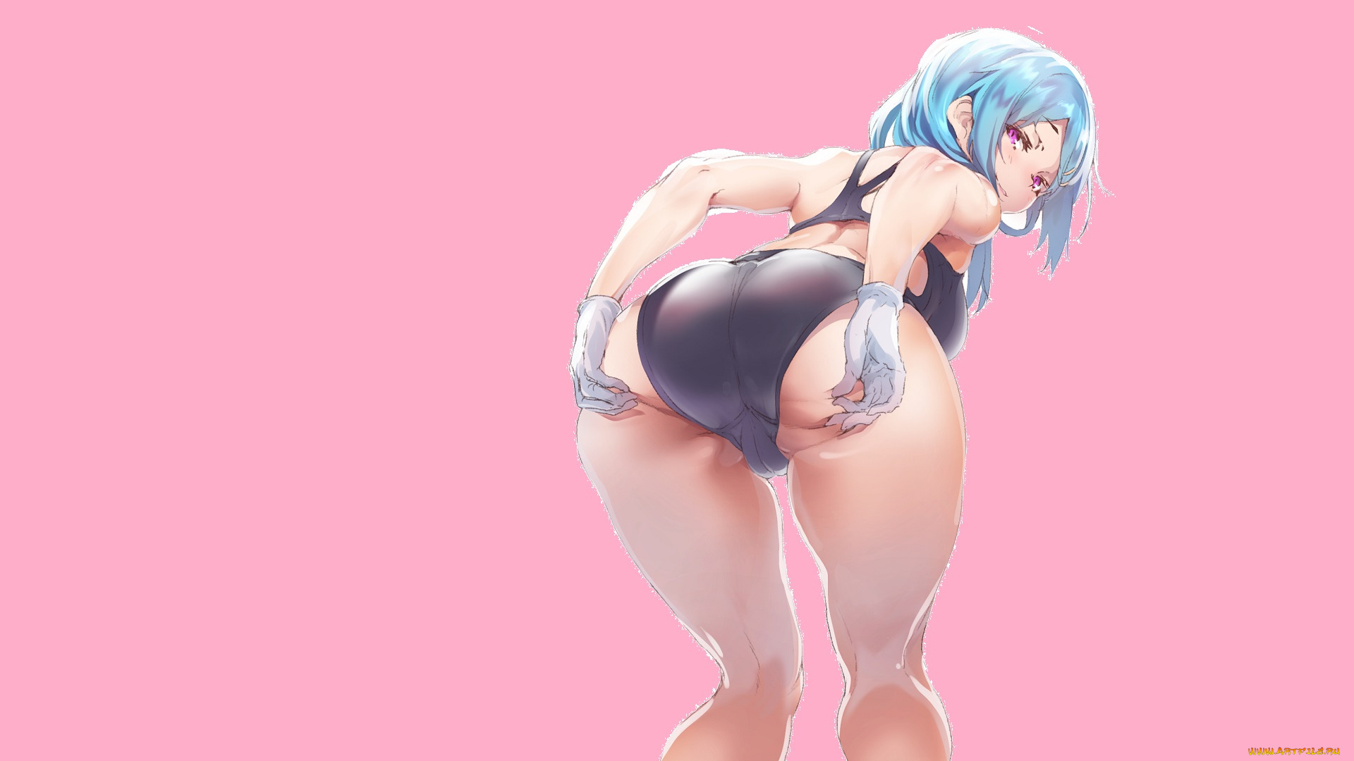 аниме, unknown, , другое, попа, эротика, арт, девушка