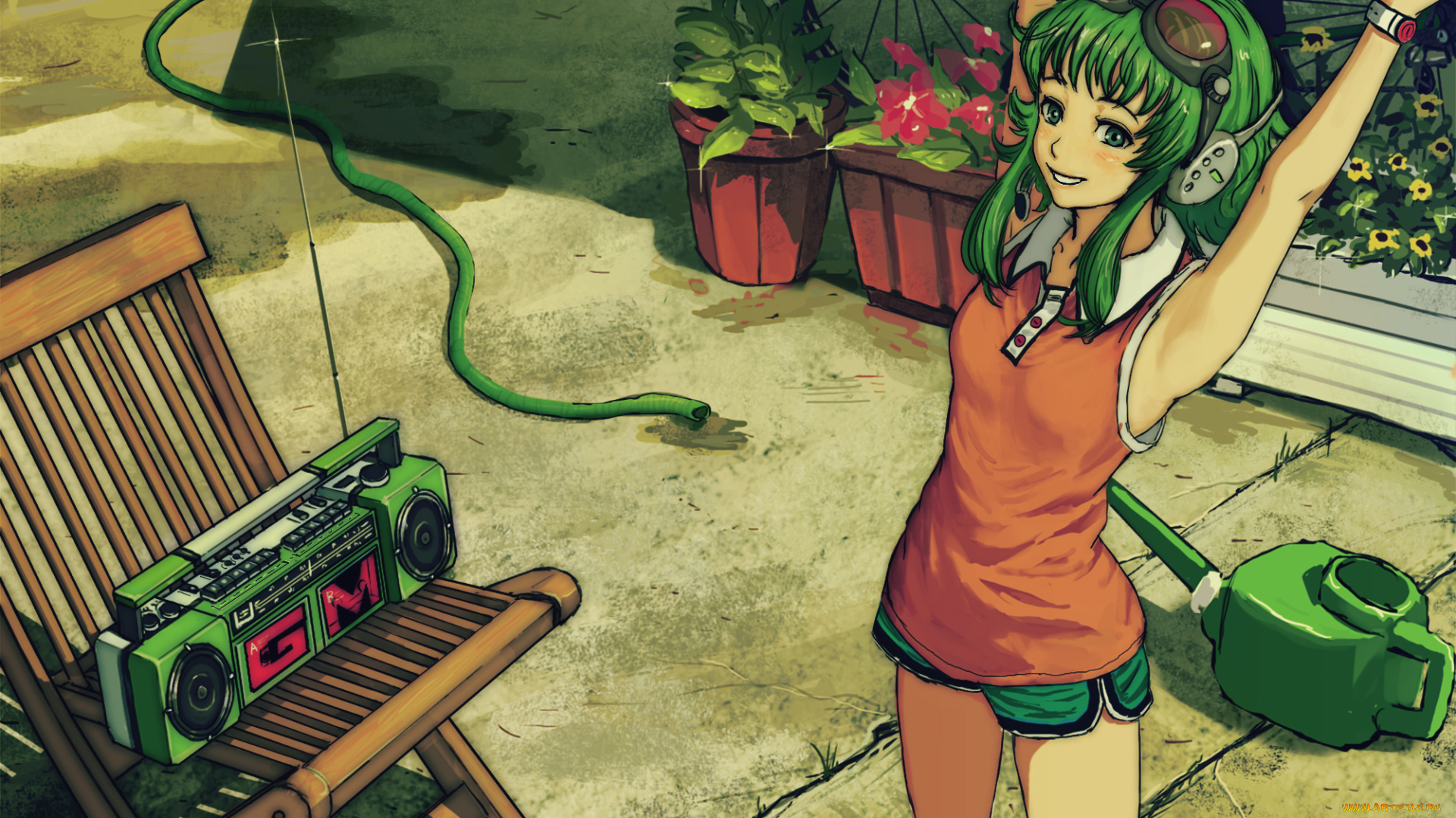 аниме, vocaloid, gumi