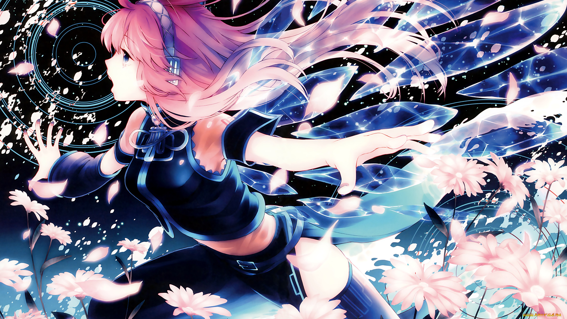 аниме, vocaloid, megurine, luka