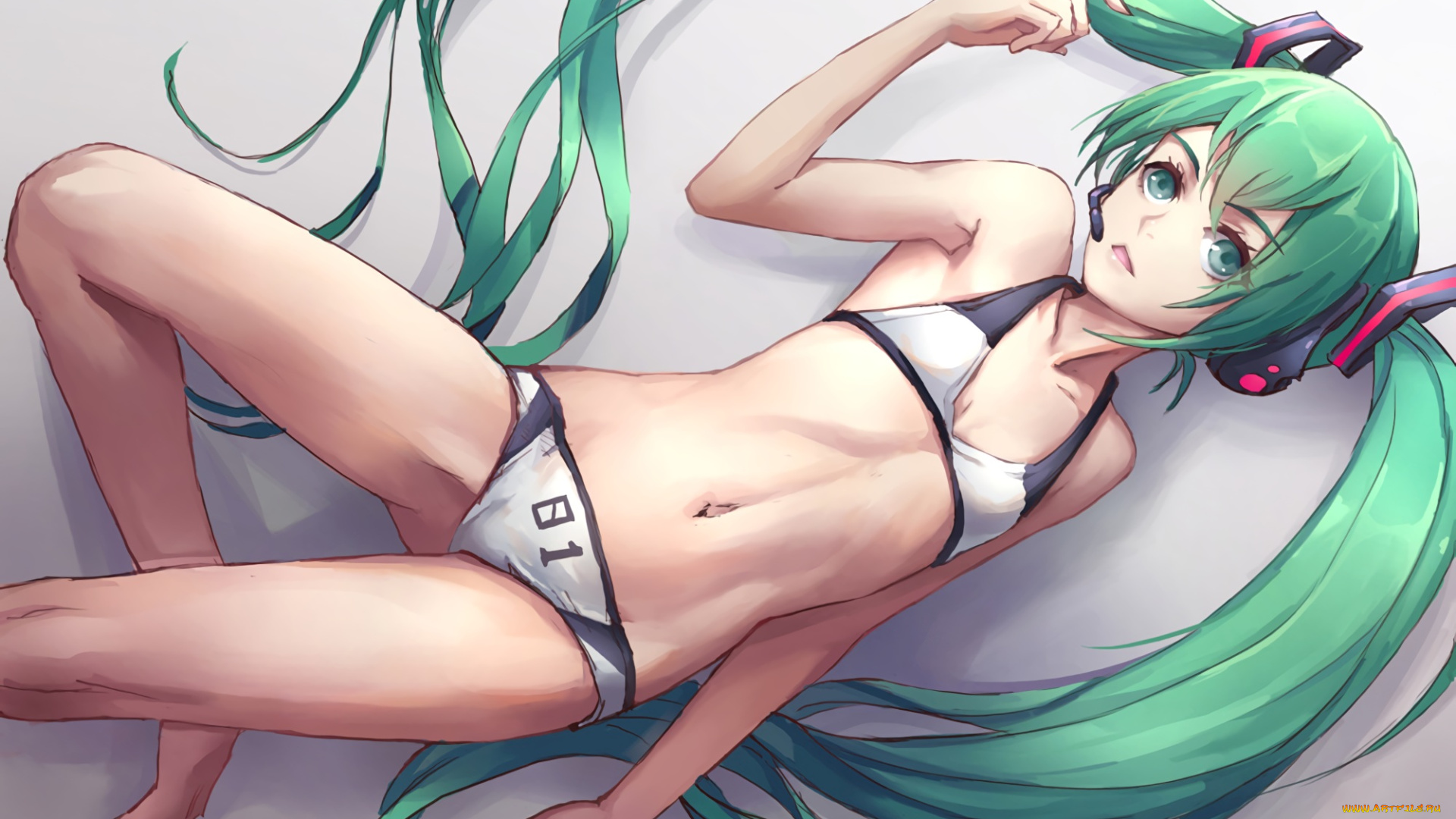 аниме, vocaloid, mool, hatsune, miku