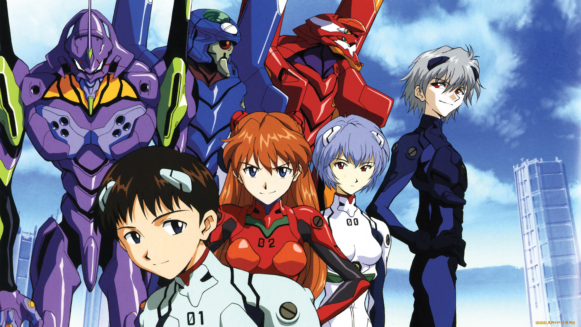 evangelion, аниме, персонажи