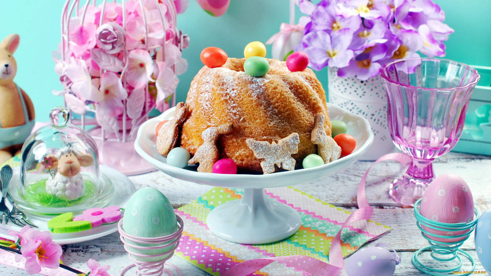 праздничные, пасха, фигурки, кулич