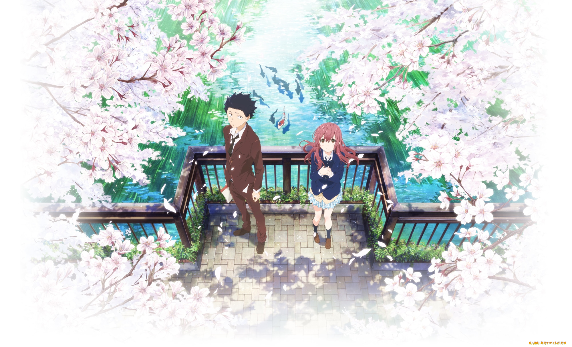koe, no, katachi, аниме, город, , улицы, , здания, nishimiya, shouko, koe, no, katachi, ishida, shouya
