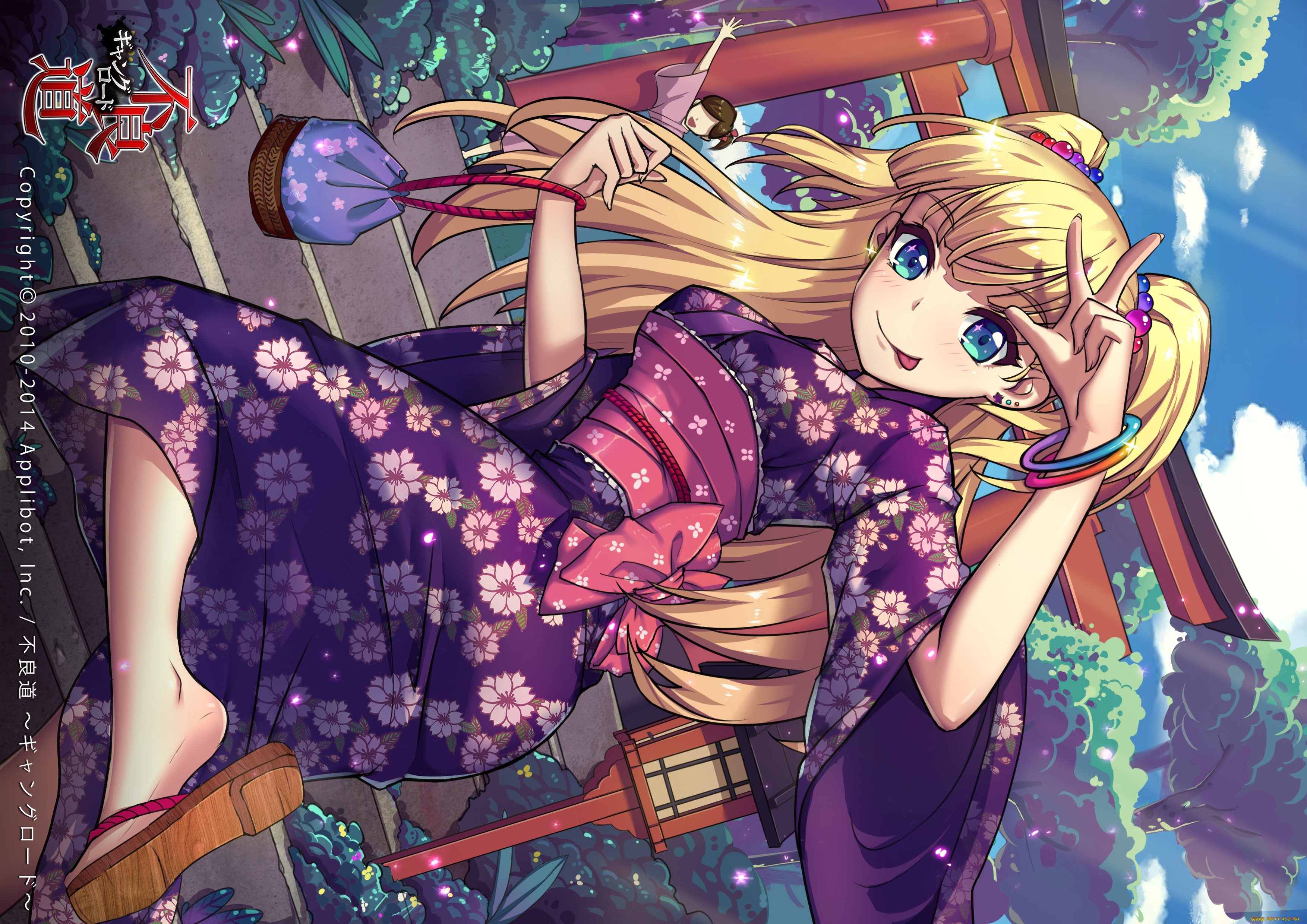 аниме, furyou, michi, ~gang, road~, furyou, michi, gang, road, девушка