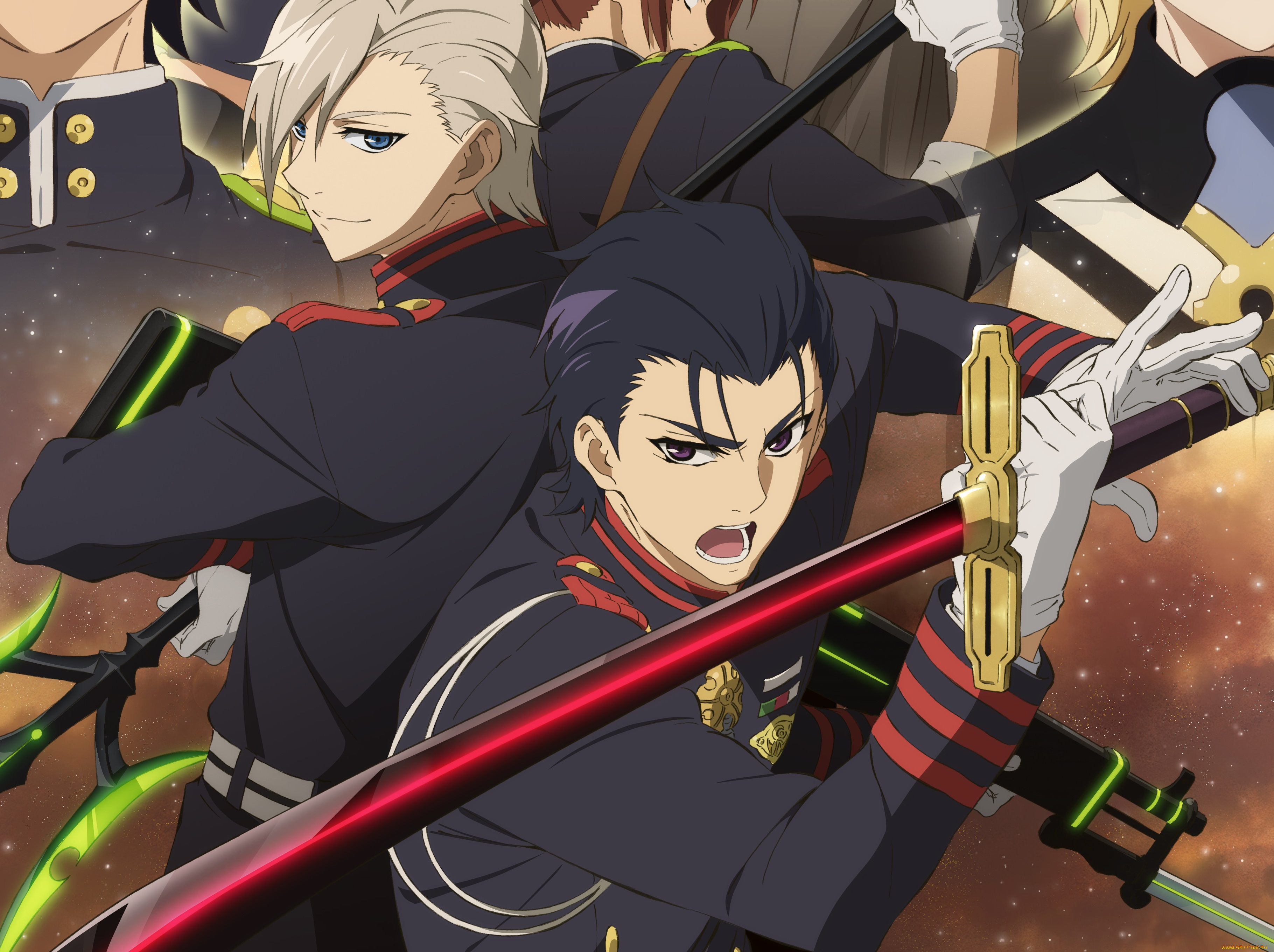 аниме, owari, no, seraph, последний, серафим