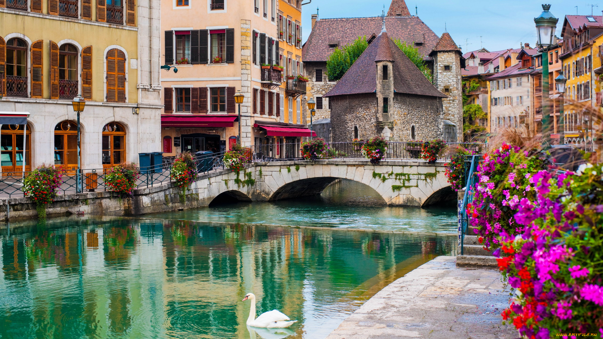 анси, , annecy, , france, города, -, улицы, , площади, , набережные, annecy, france