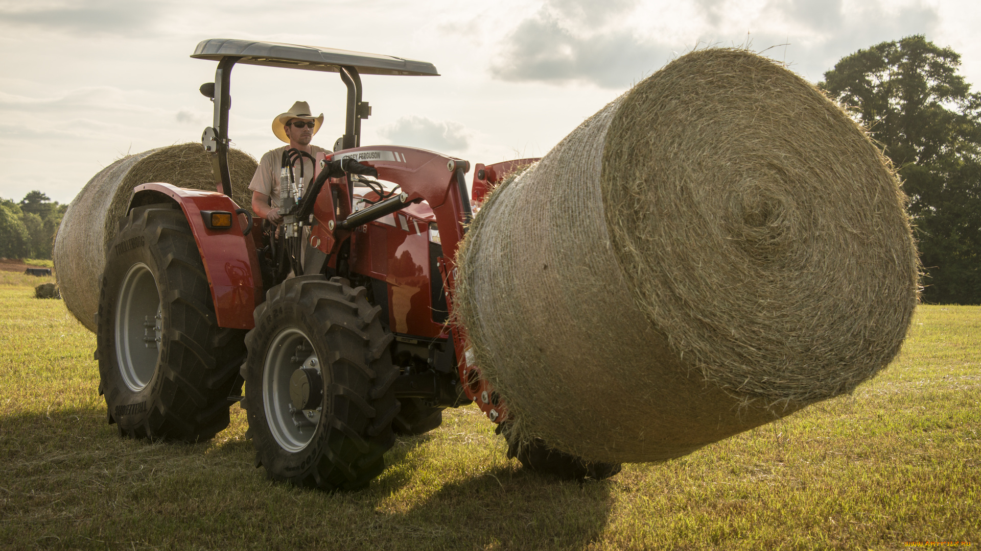 техника, фронтальные, погрузчики, massey, ferguson