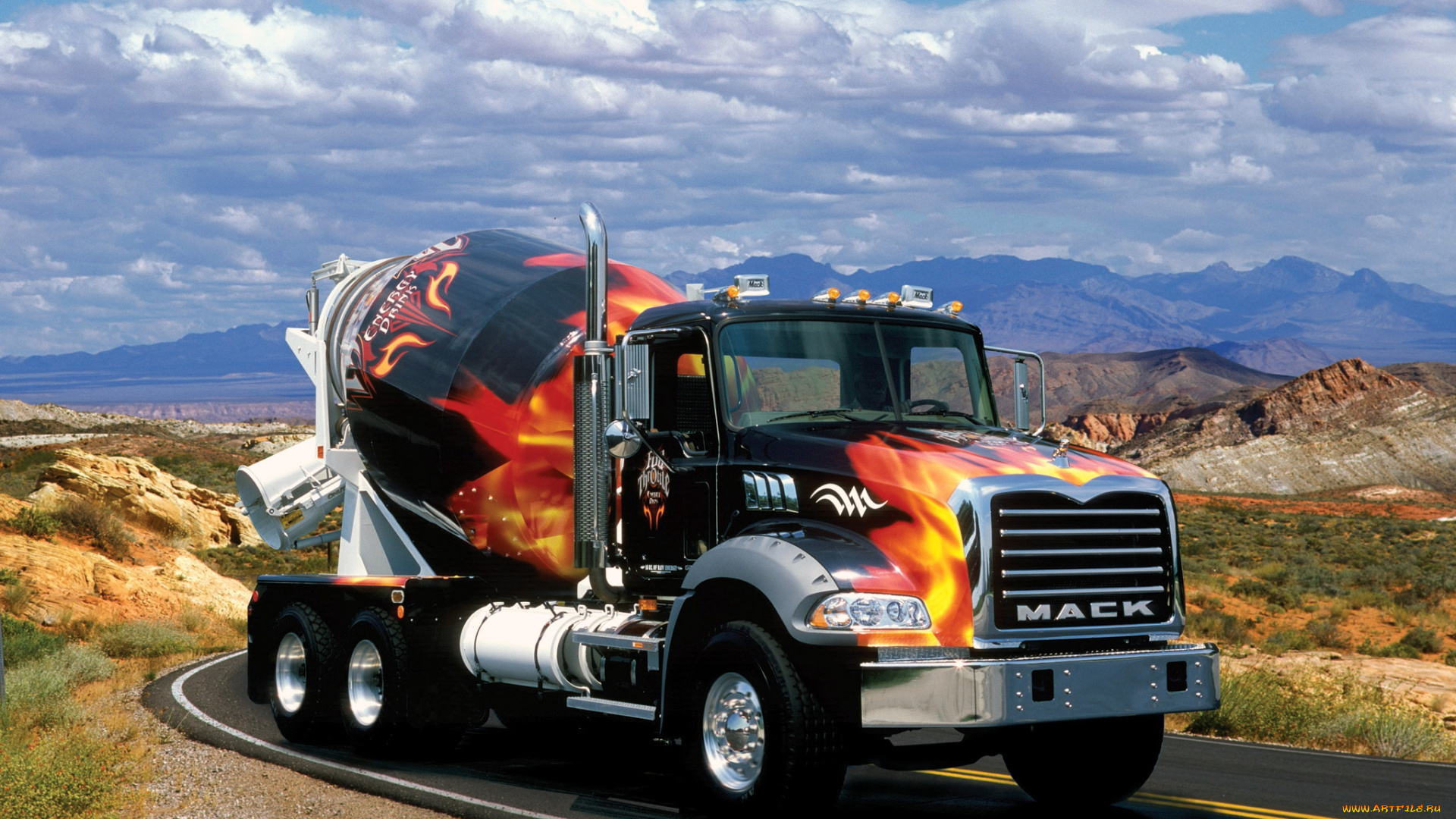 mack, granite, mixer, , 2002, автомобили, mack, авто
