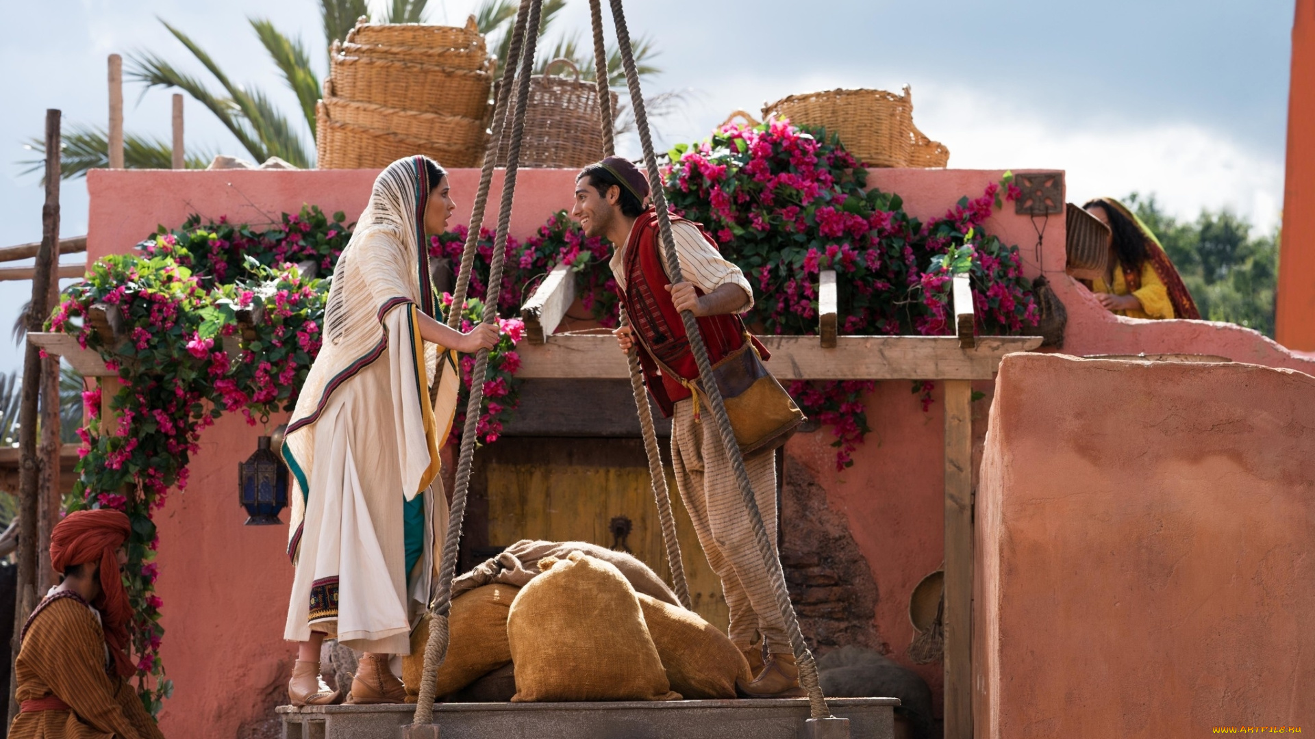 aladdin, , 2019, кино, фильмы, aladdin, фэнтези, гай, ричи, mena, massoud, комедия, naomi, scott, кадры, из, фильма