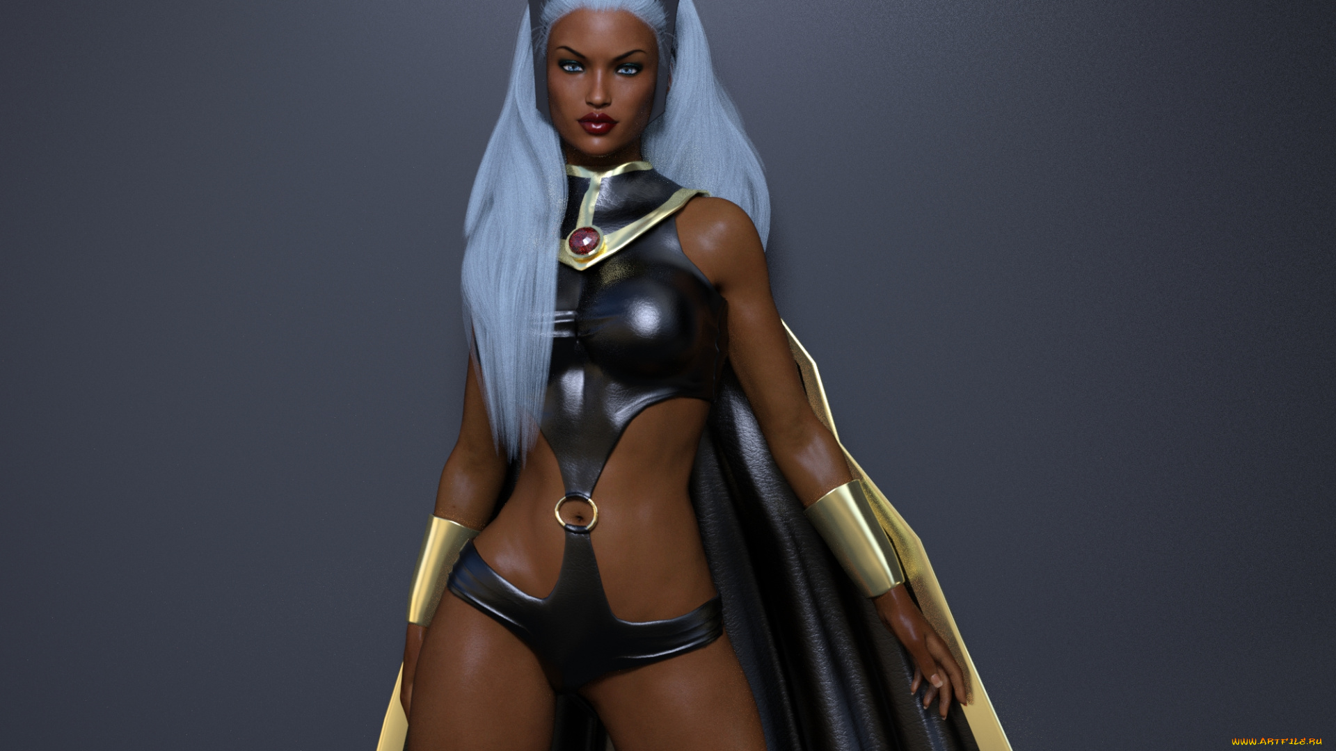 3д, графика, фантазия, , fantasy, девушка, фон, взгляд, униформа