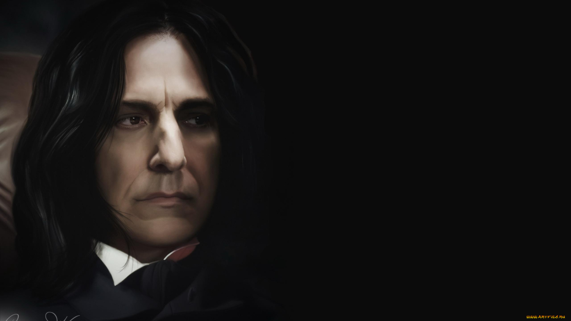 рисованное, кино, , мультфильмы, северус, снейп, лицо, профессор, зельевар