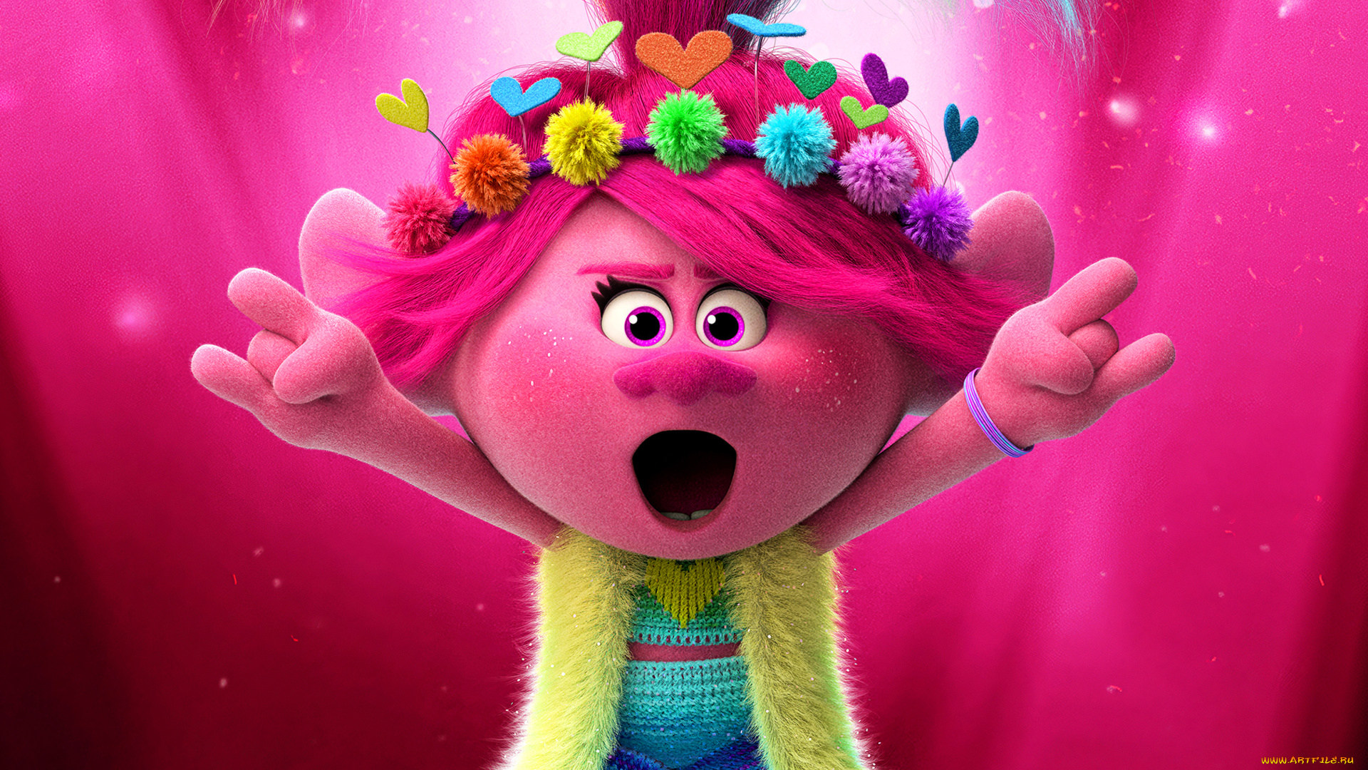 trolls, world, tour, , , 2020, мультфильмы, trolls, world, tour, 4k, 3d, анимация, мультфильм, 2020, года, тролли, мировой, тур, забавный, персонаж, иллюстрации, poppy, anna, kendrick