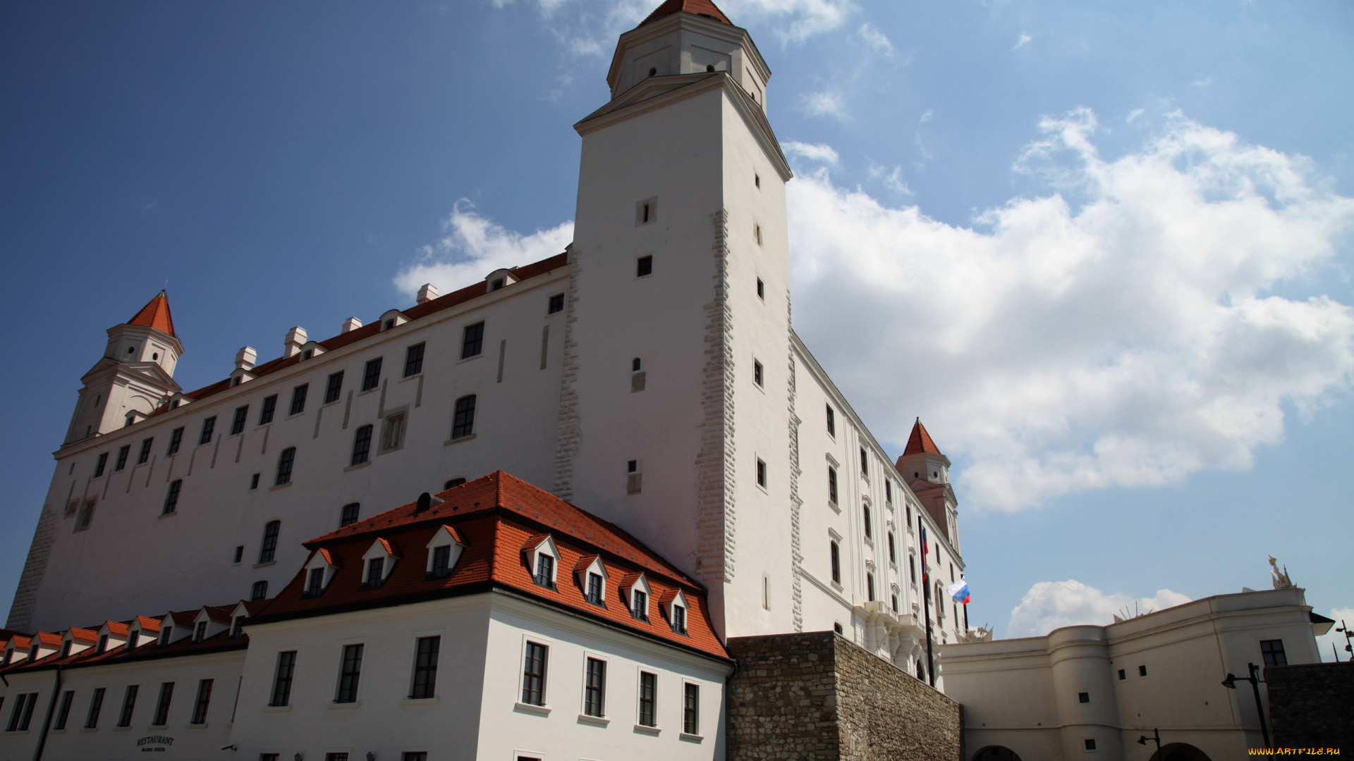 города, братислава, , словакия, замок