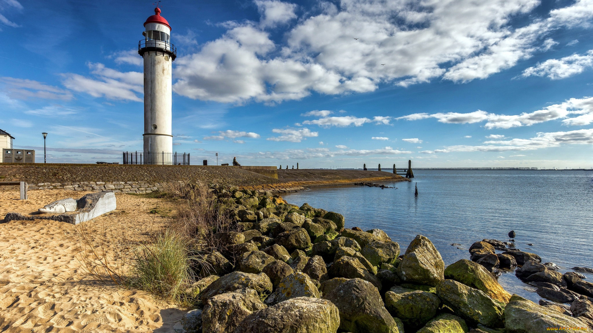 holland, hellevoetsluis, природа, маяки