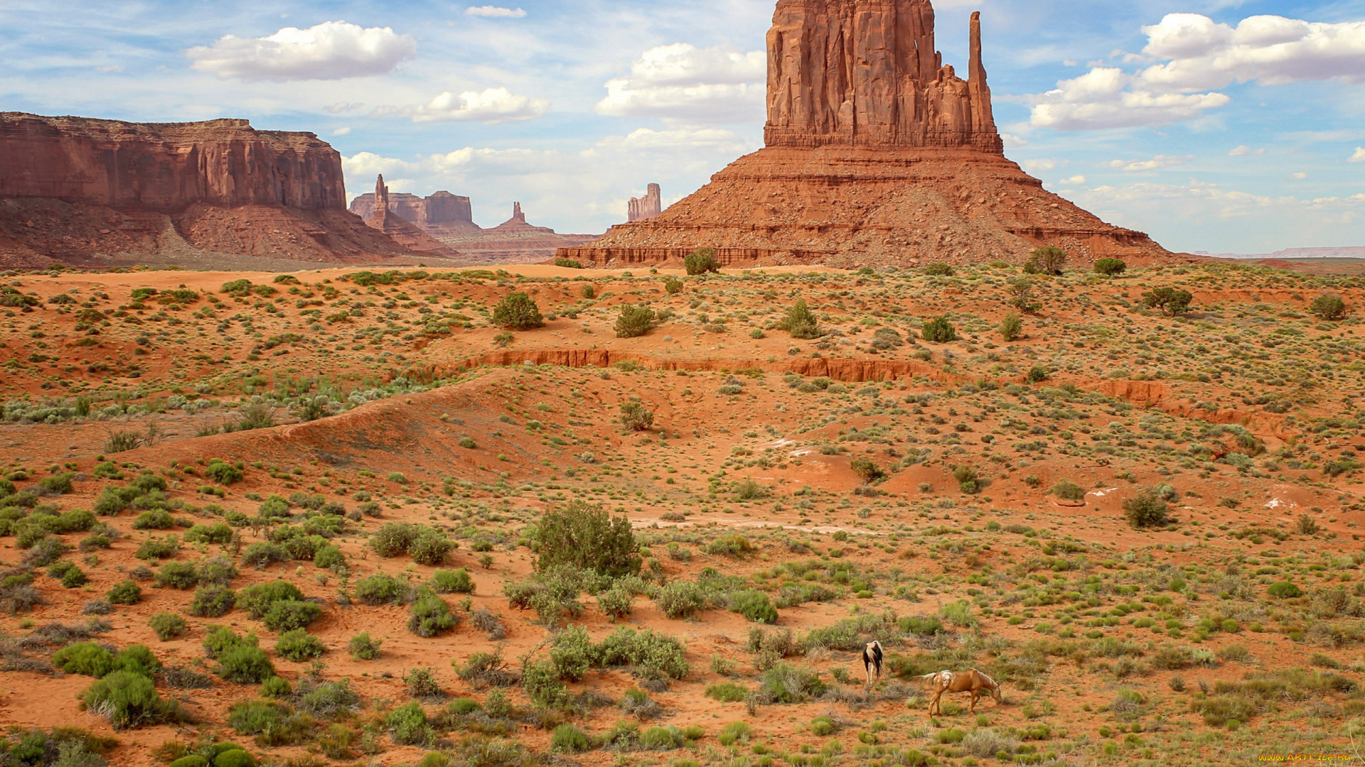 monument, valley, arizona, природа, горы, monument, valley