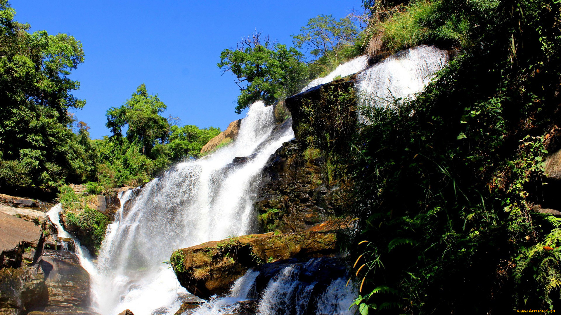 thailand, природа, водопады