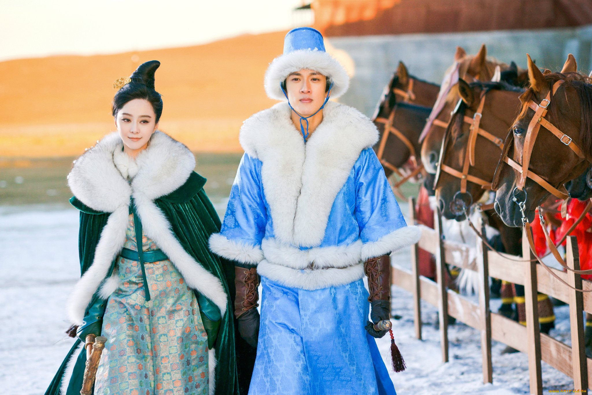 кино, фильмы, lady, of, the, dynasty, пара, шубы, лошади