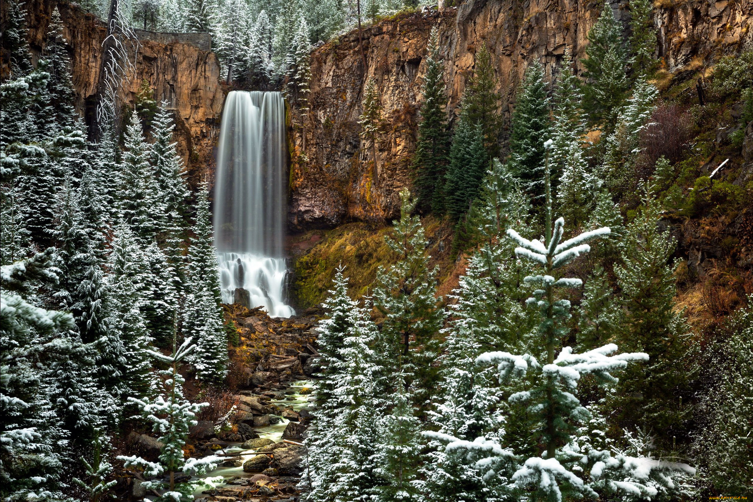 tumalo, falls, oregon, природа, водопады, tumalo, falls