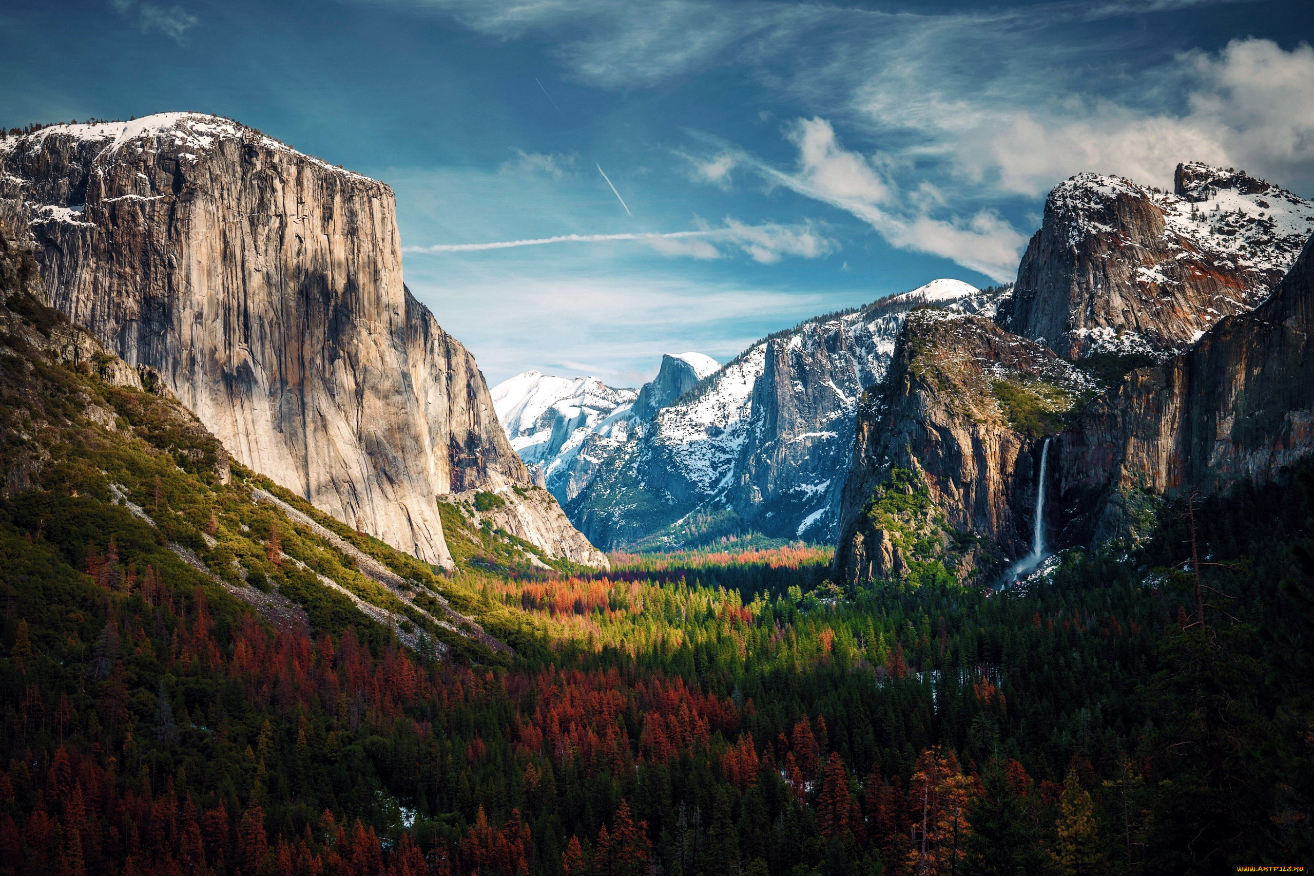 yosemite, national, park, california, usa, природа, горы, yosemite, national, park