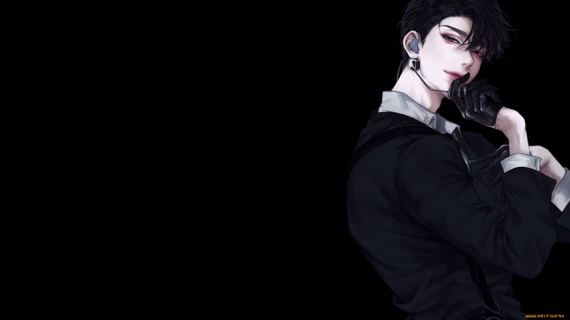 аниме, unknown, , другое, , парень, перчатка