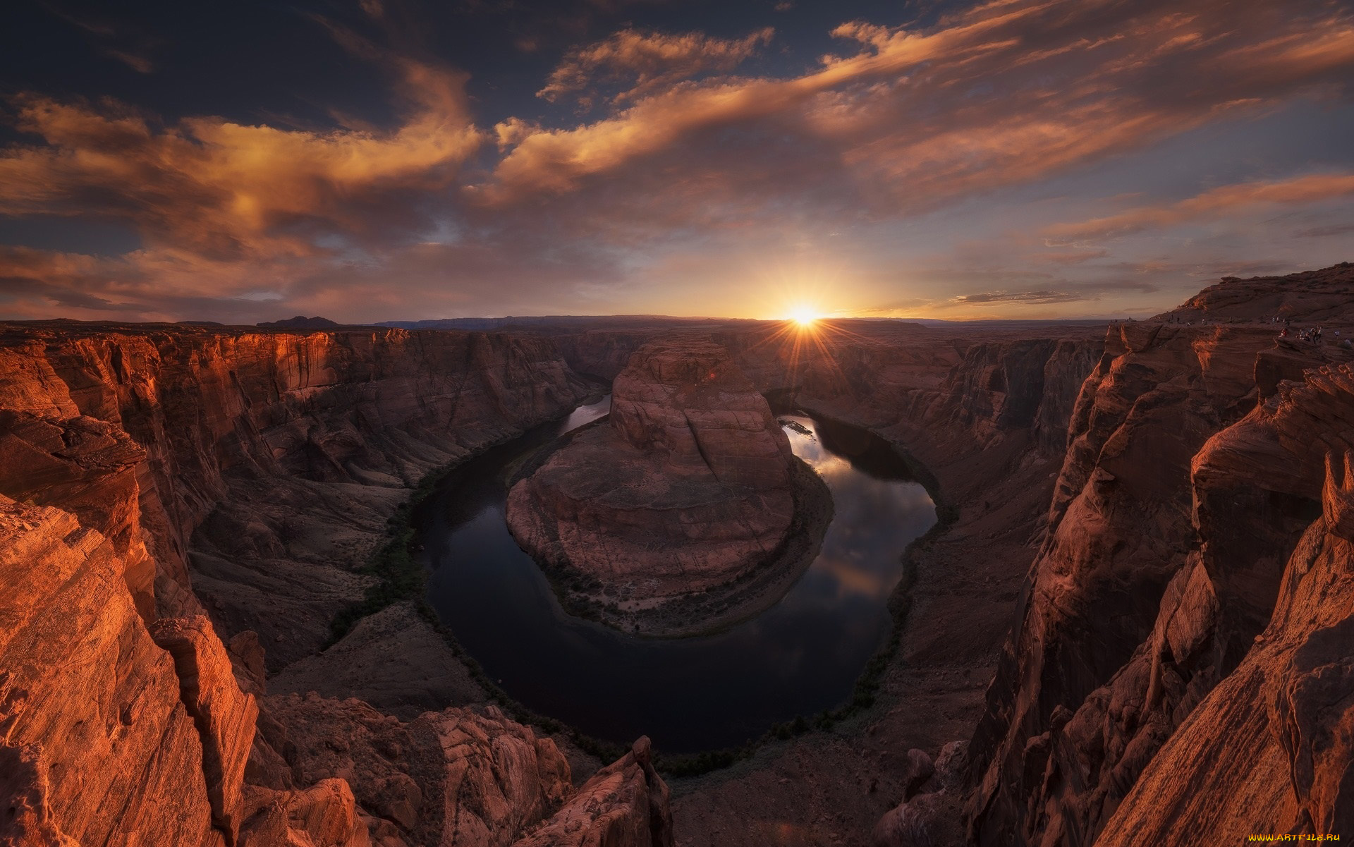 glen, canyon, colorado, river, horseshoe, bend, arizona, природа, горы, glen, canyon, colorado, river, horseshoe, bend