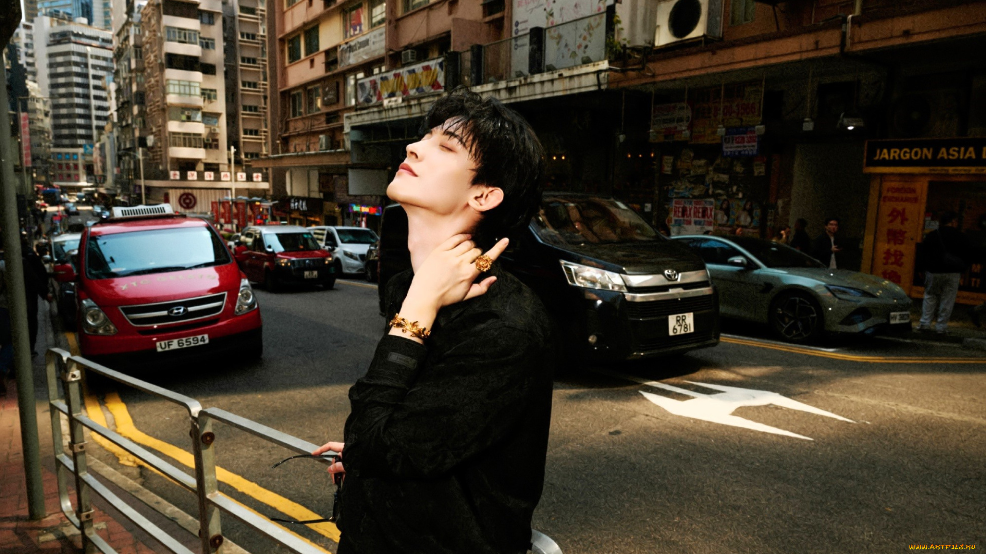 chang, hua, sen, мужчины, парень, украшения, город, улица, машины