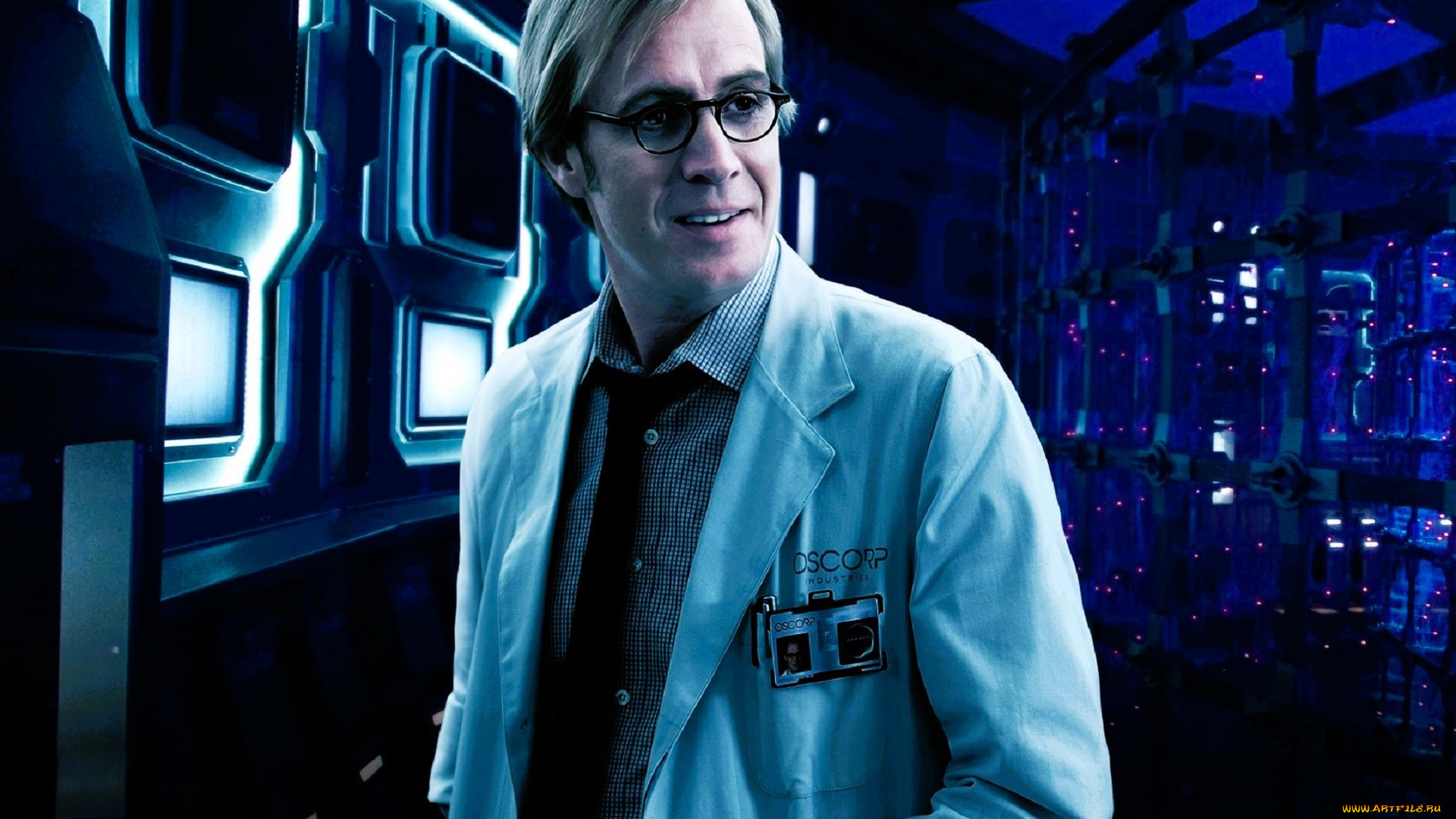 кино, фильмы, the, amazing, spider-man, мужчина, очки, халат, коридор