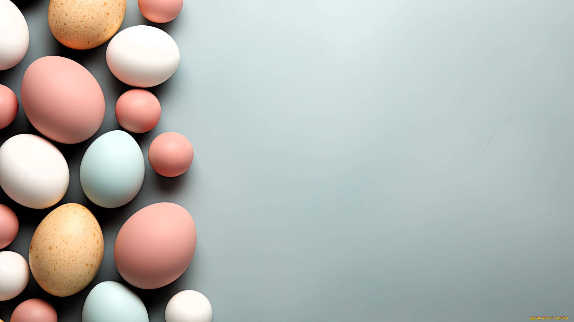 праздничные, пасха, яйца, цвета