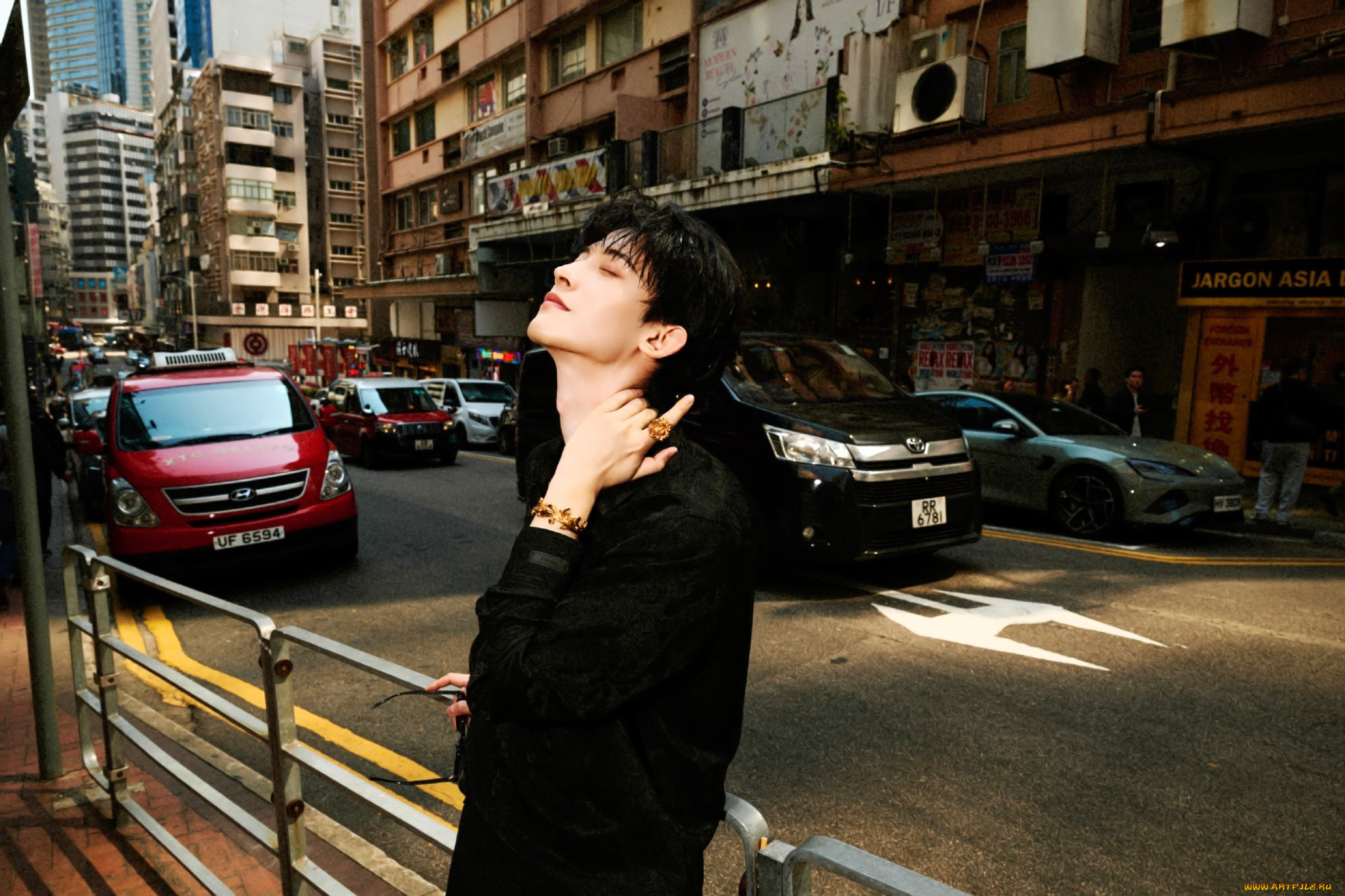 chang, hua, sen, мужчины, парень, украшения, город, улица, машины