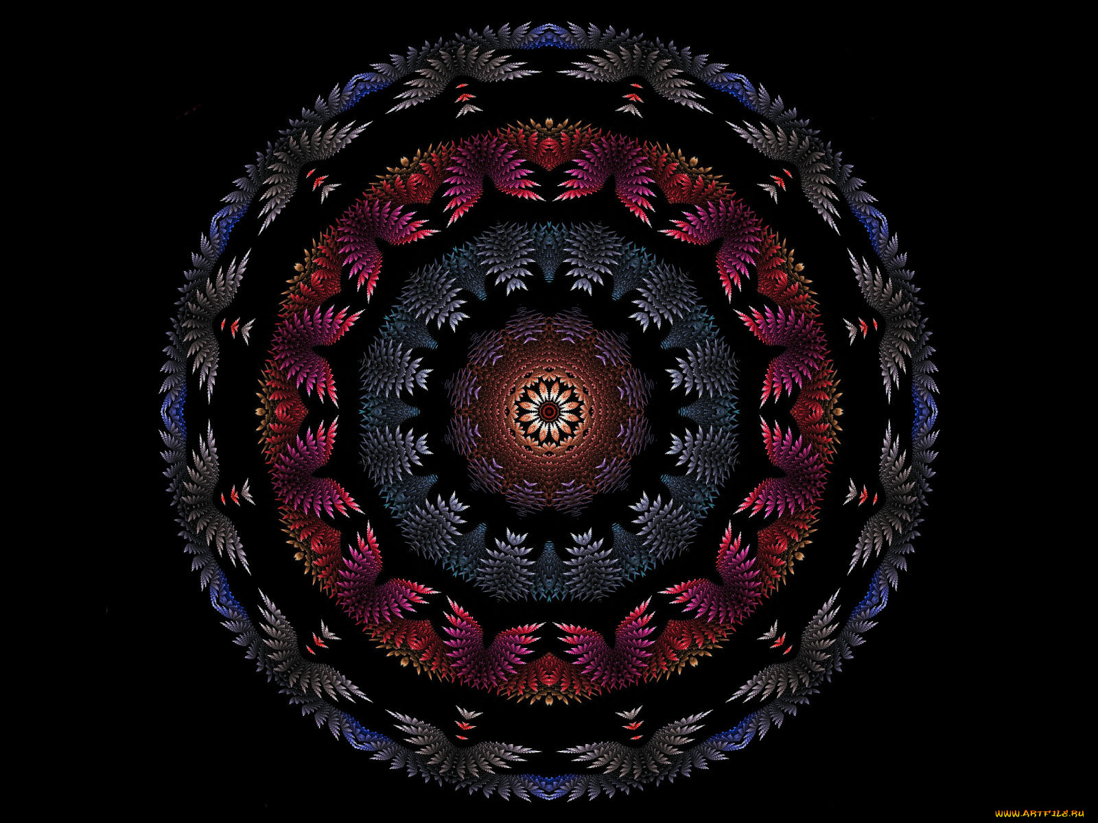 3д, графика, fractal, фракталы, фон, узор