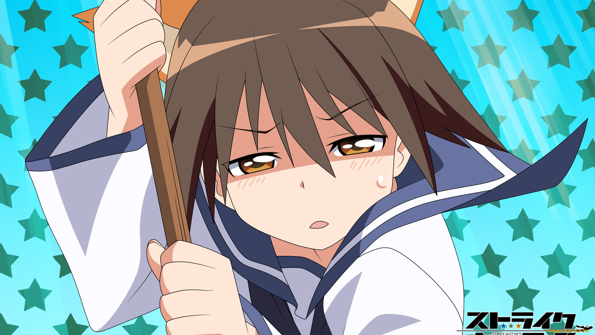 аниме, strike, witches