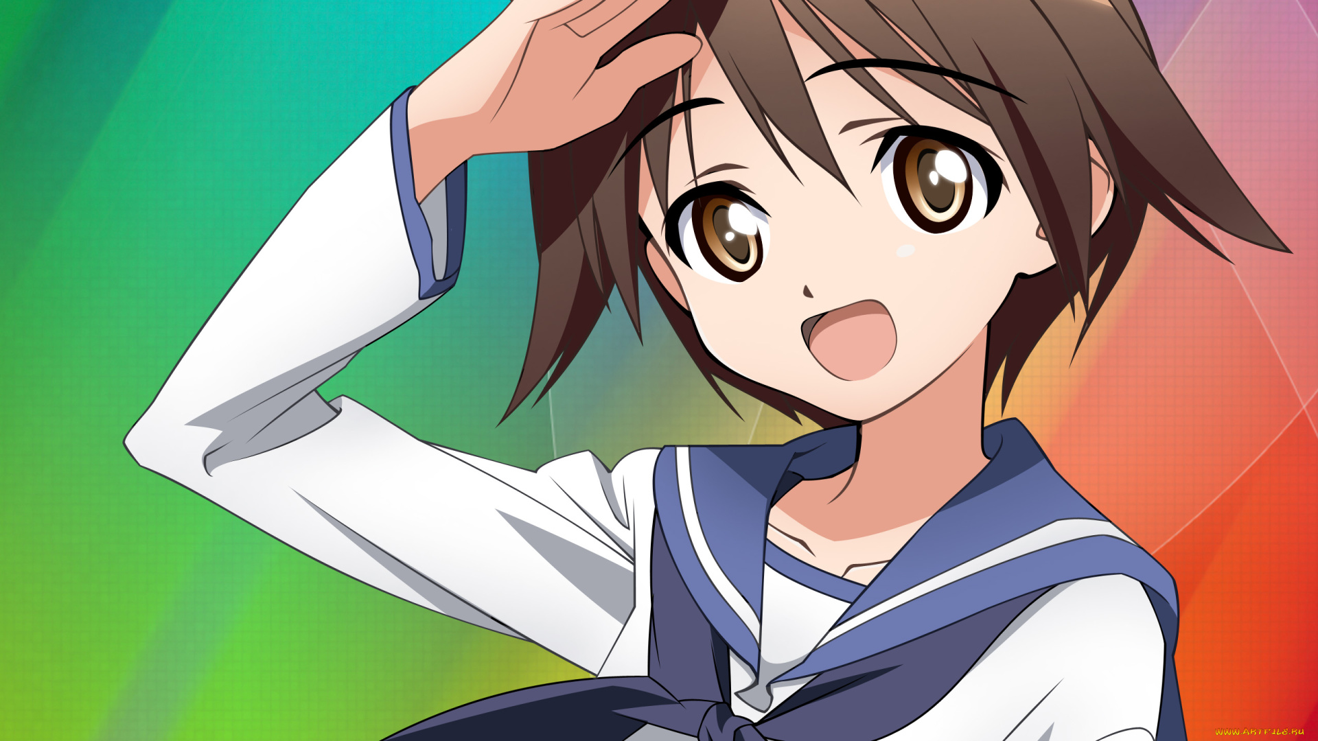 аниме, strike, witches