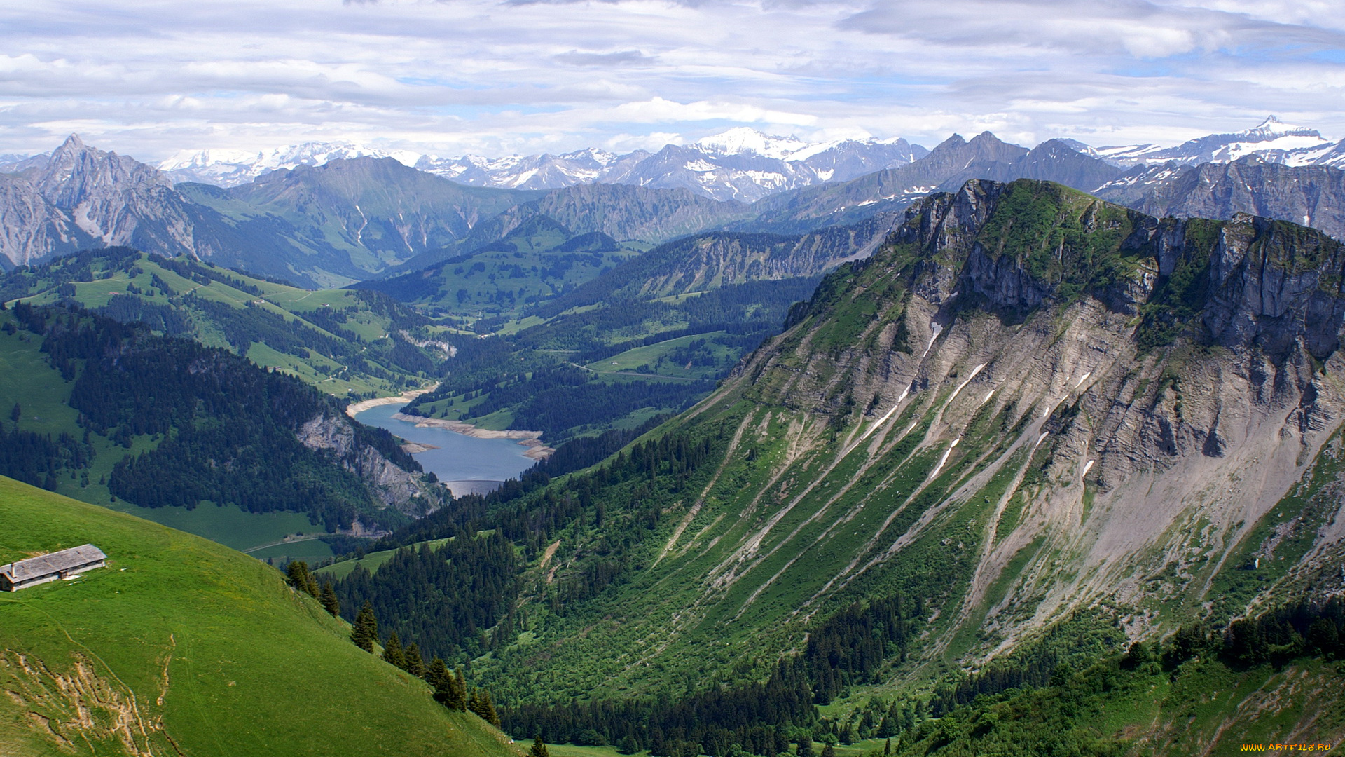 природа, горы, switzerland