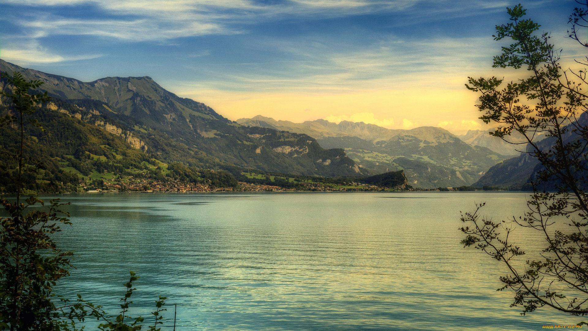 природа, реки, озера, альпы, швейцария