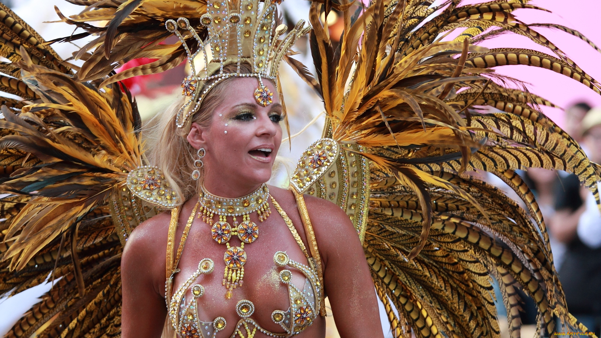 разное, маски, карнавальные, костюмы, перья, бразильский, карнавал