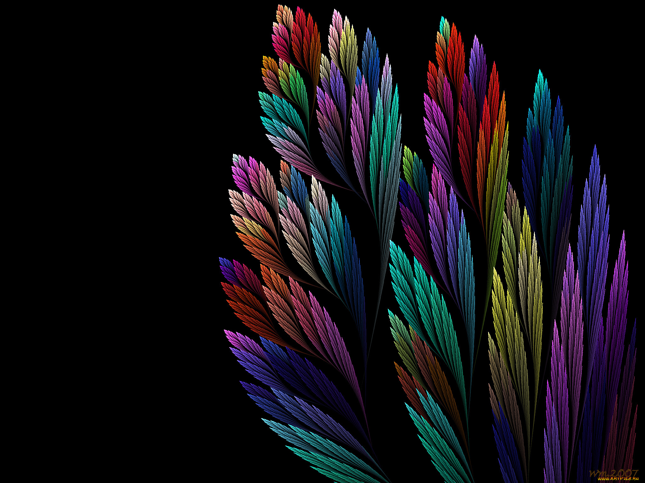 3д, графика, fractal, фракталы, фон, узор