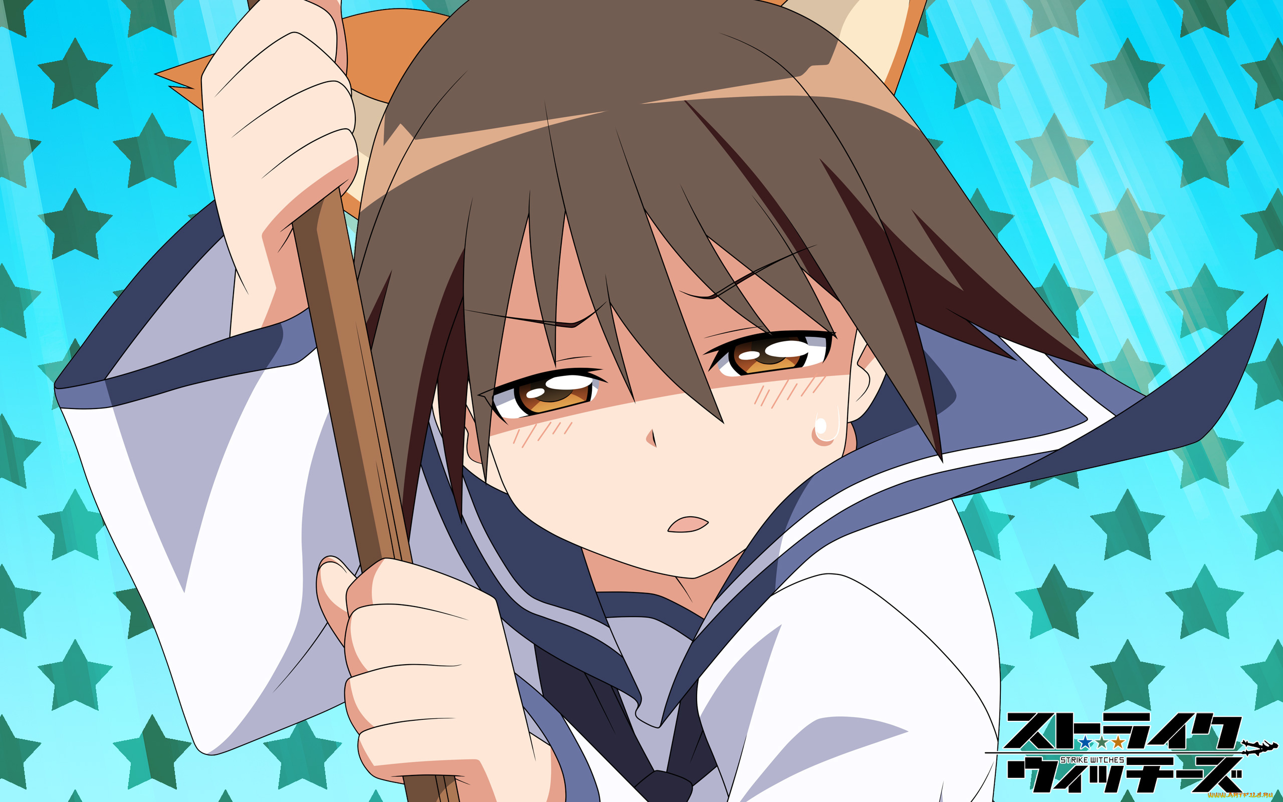 аниме, strike, witches