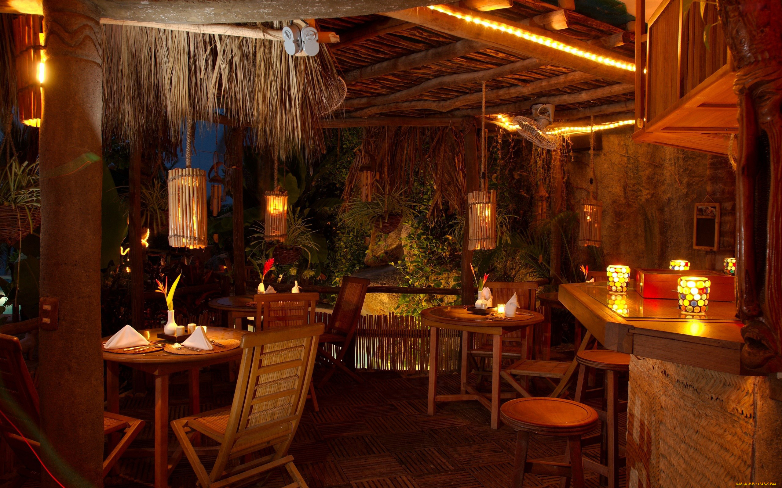интерьер, кафе, рестораны, отели, стулья, столики, светильники