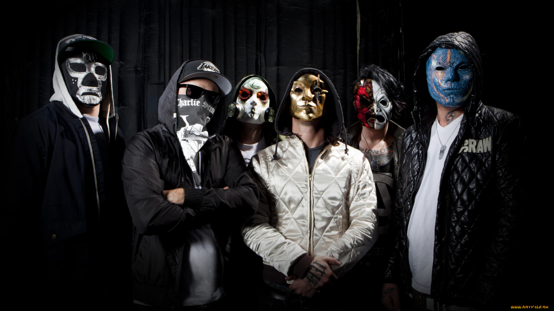 hollywood, undead, музыка, сша, рэп-рок, альтернативный, рок, метал, рэпкор