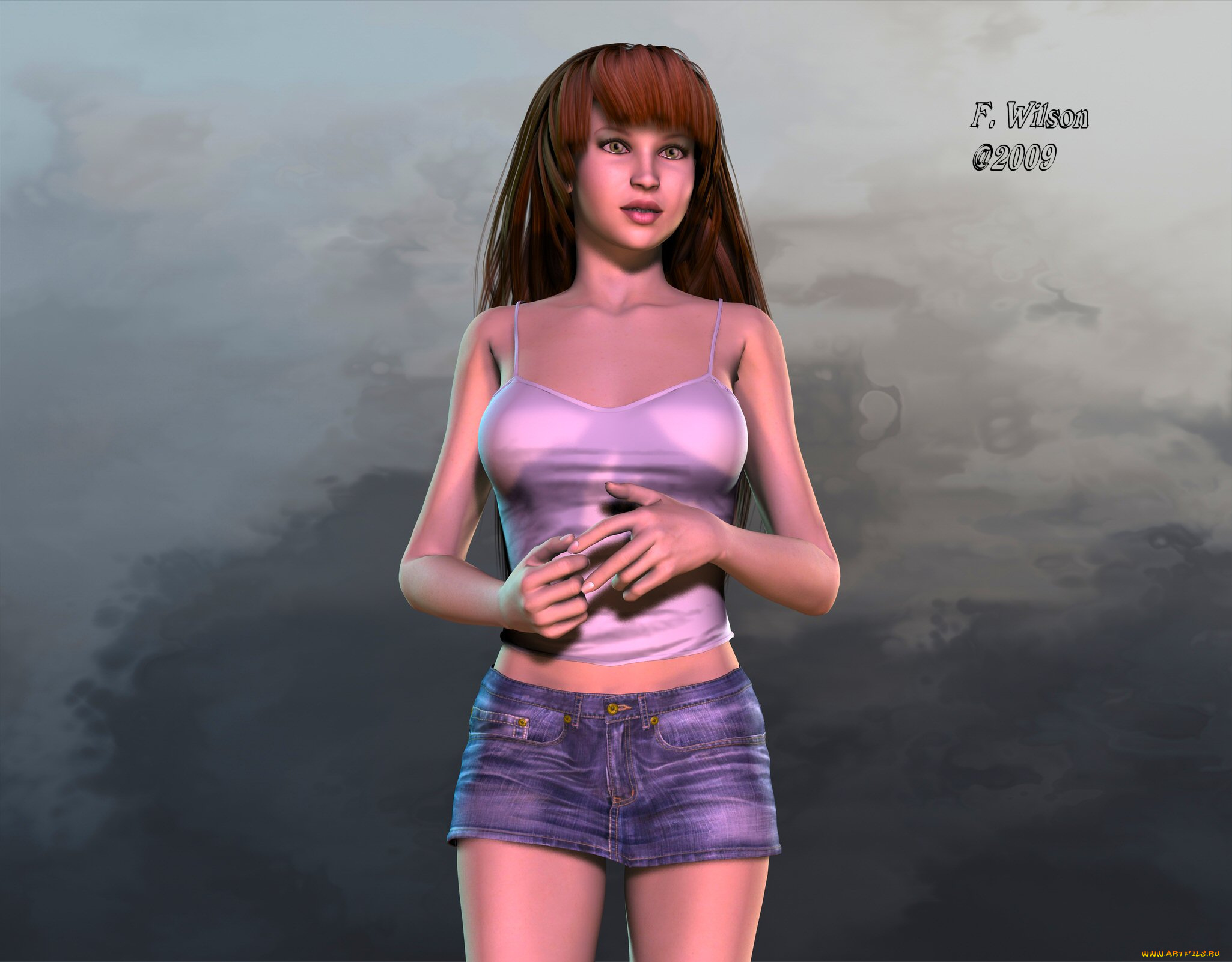 3д, графика, people, люди, девушка