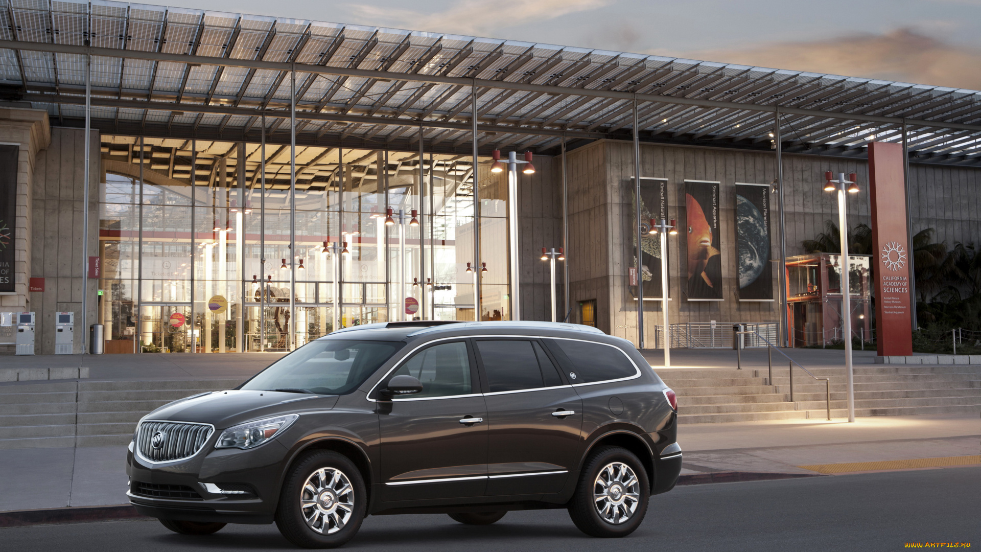 2014, buick, enclave, автомобили, buick, серый, enclave