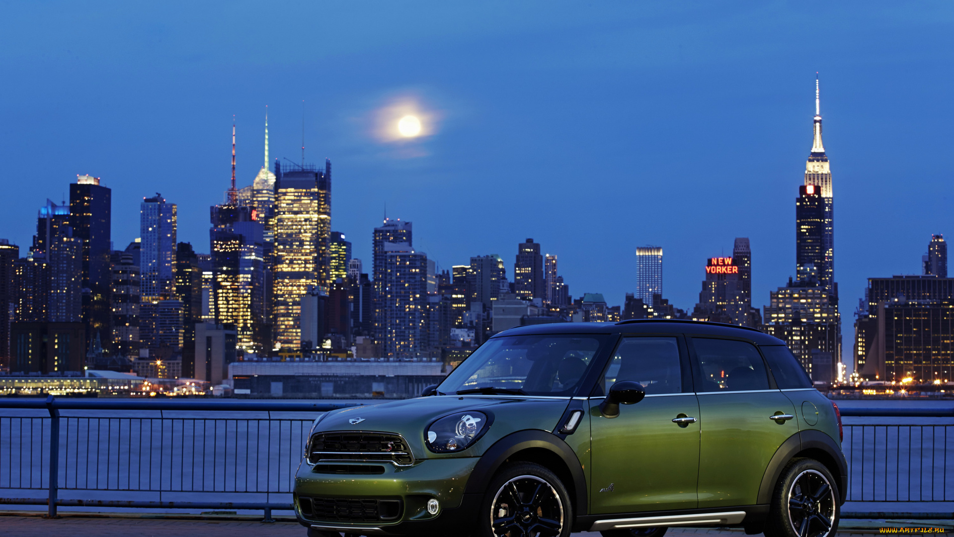 2014, mini, countryman, cooper, sd, автомобили, mini, cooper, countryman, ночь, город, тюнинг