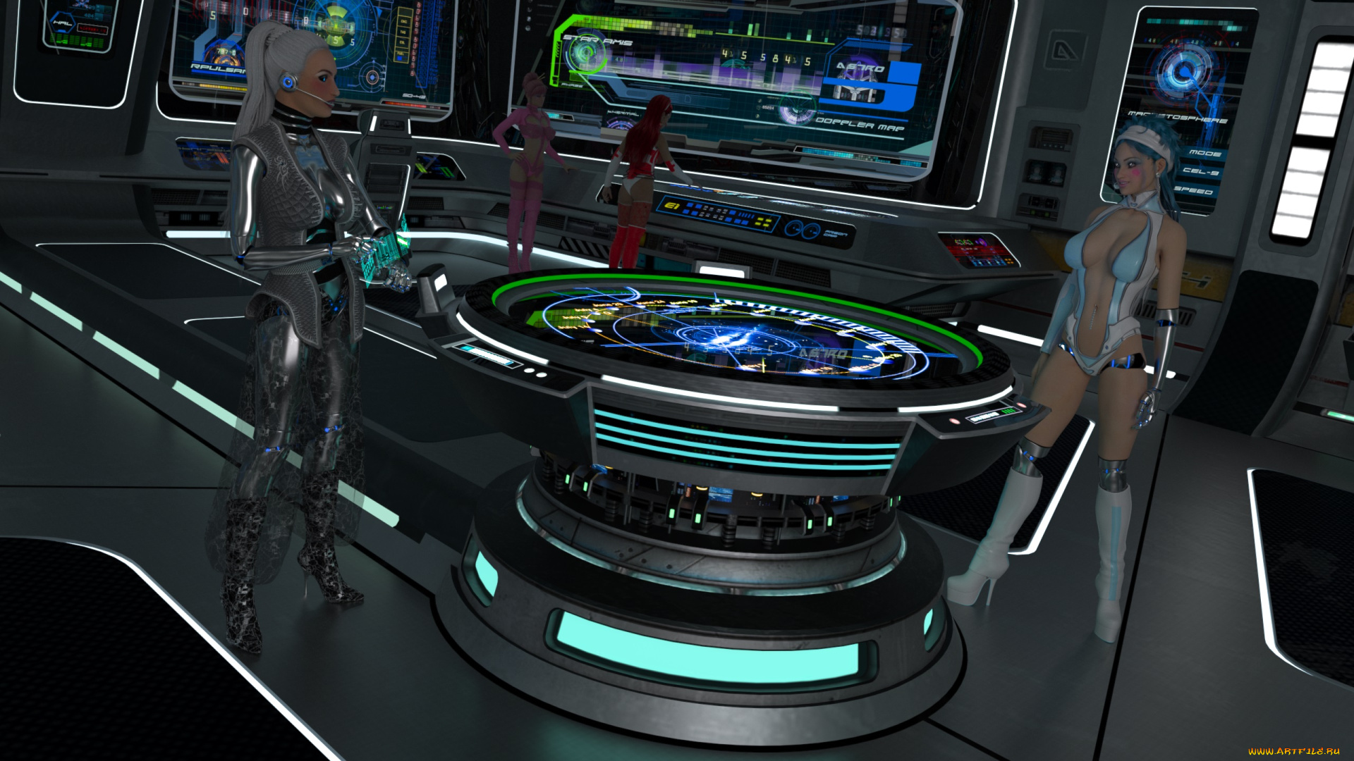 3д, графика, fantasy, , фантазия, девушки