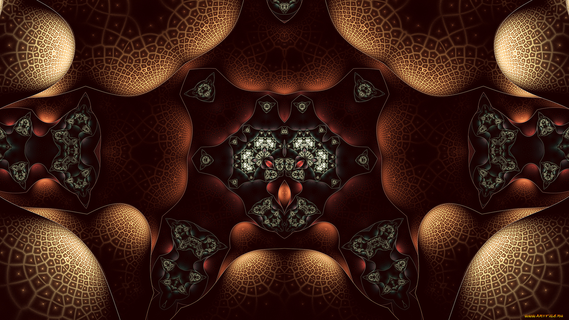 3д, графика, fractal, , фракталы, цвета, фон, узор