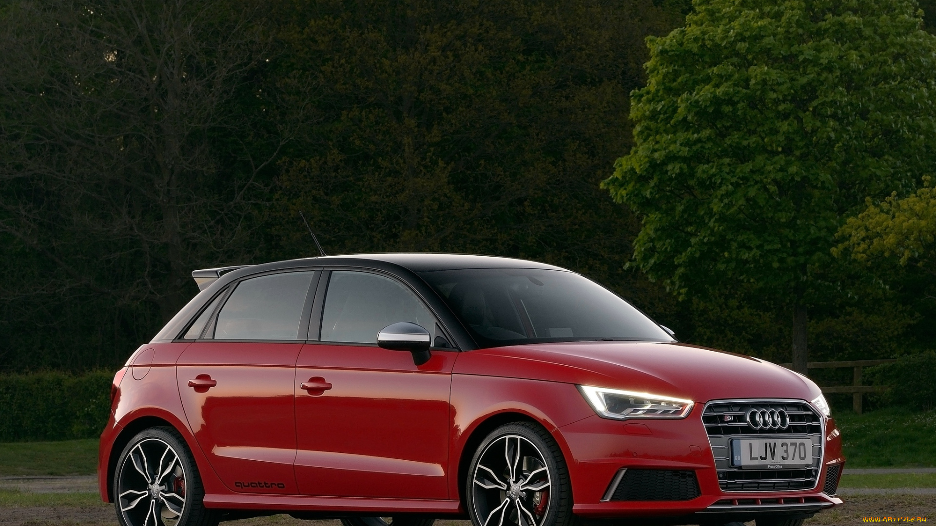 автомобили, audi, sportback, s1, красный, 2014г, uk-spec