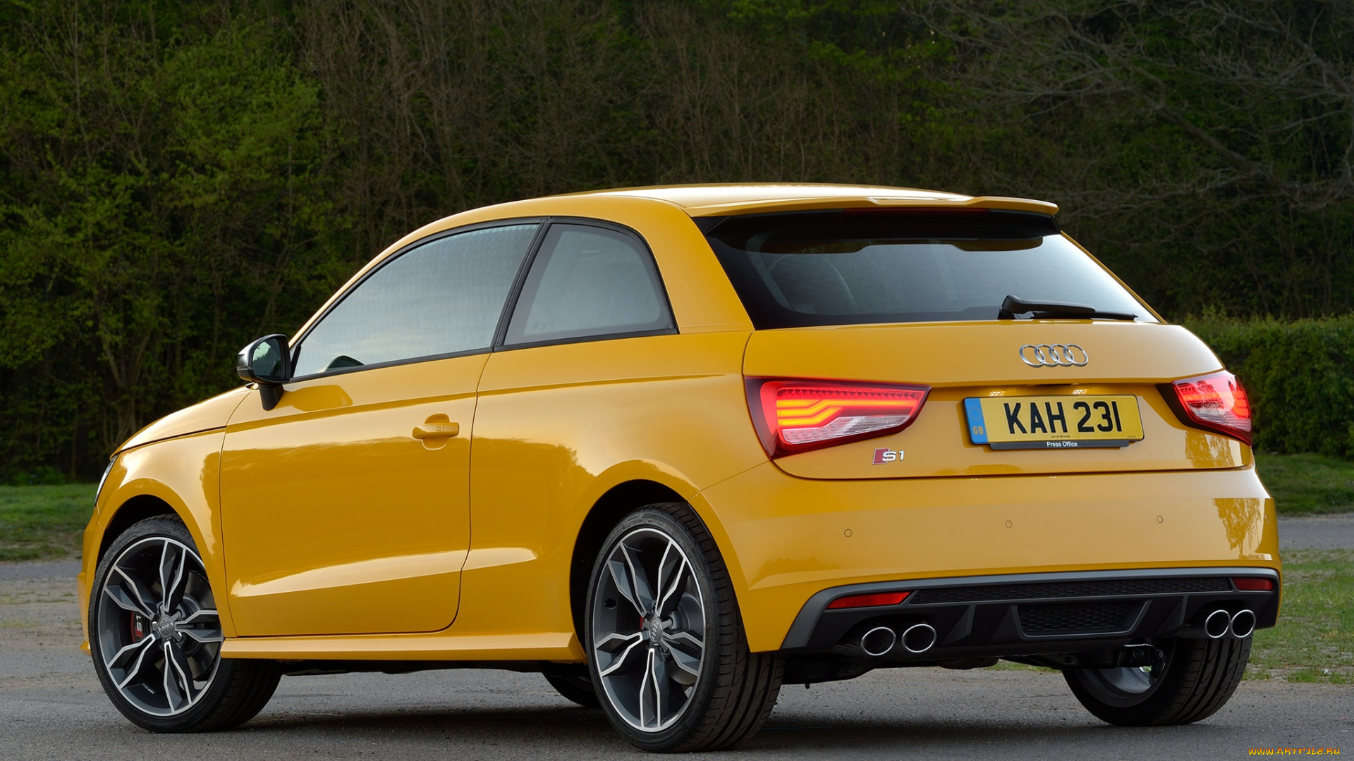 автомобили, audi, uk-spec, 2014, s1, желтый