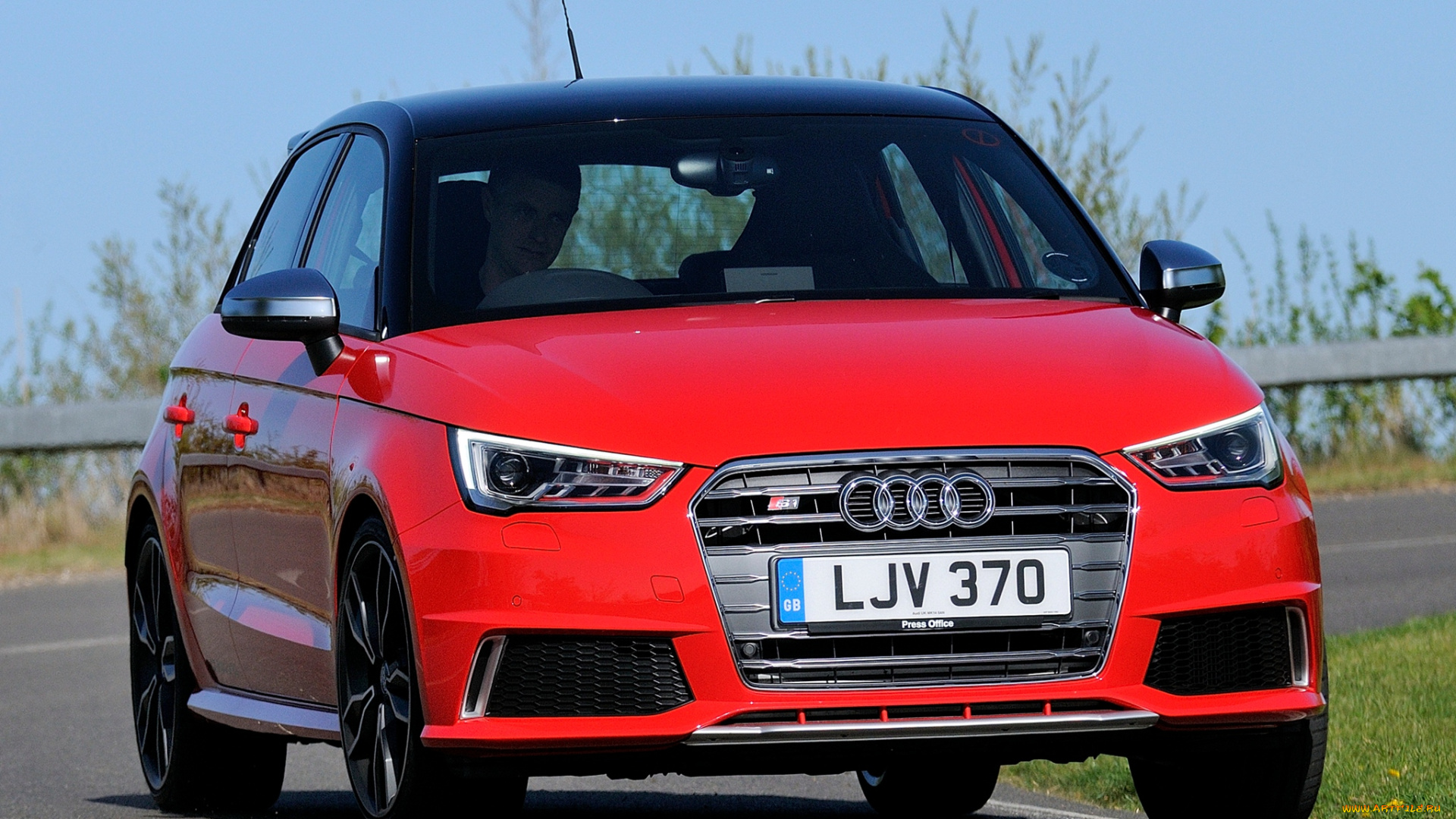 автомобили, audi, uk-spec, 2014г, s1, sportback, красный