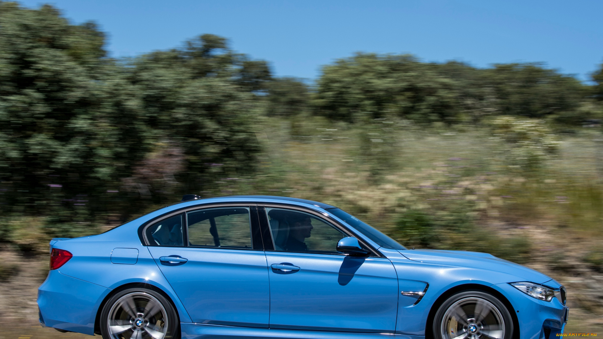 автомобили, bmw, f80, m3, голубой, 2014