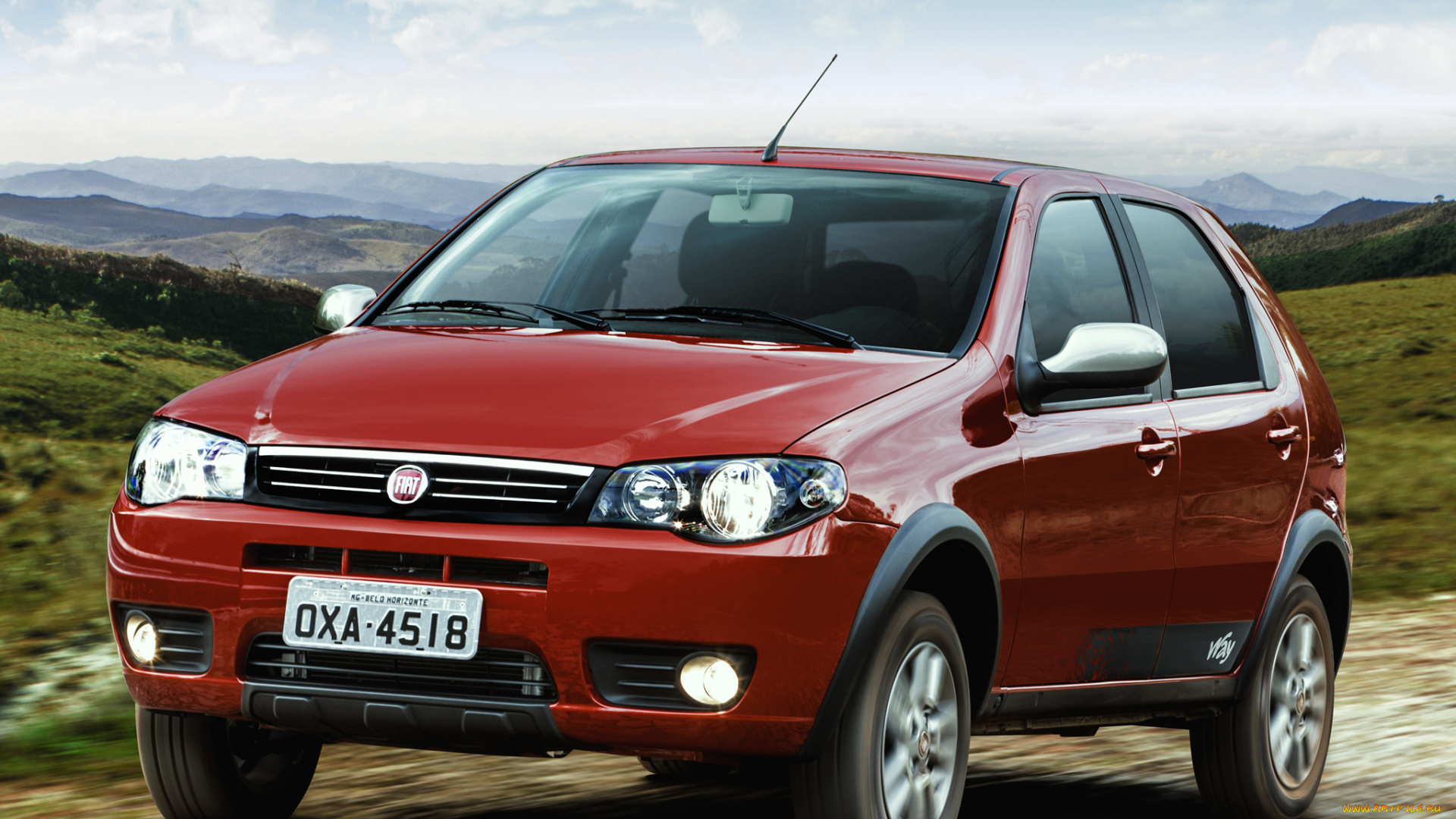 автомобили, fiat, красный, 2014г, 178, way, palio, fire