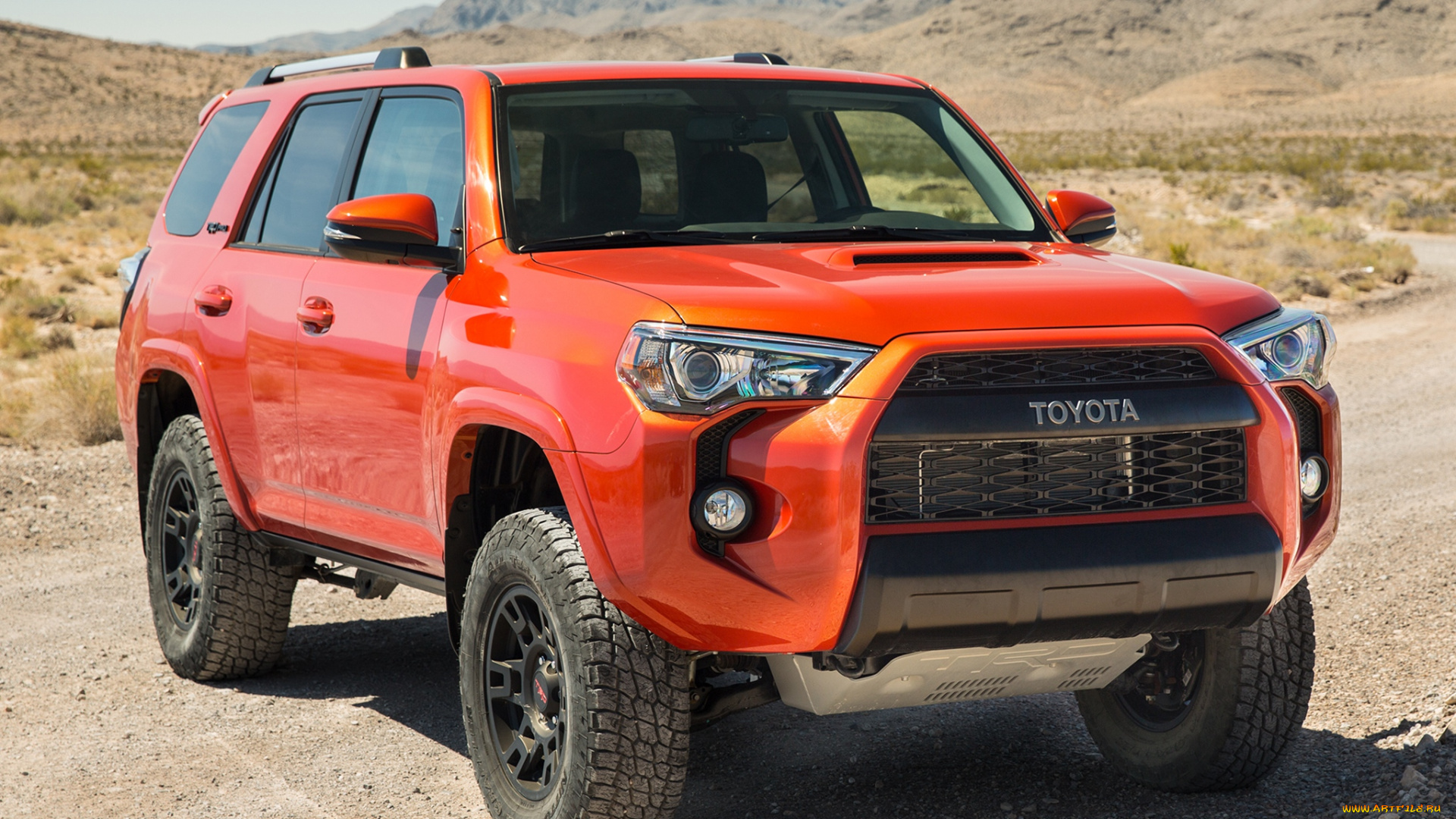автомобили, toyota, 4runner, trd, красный, 2014г, pro